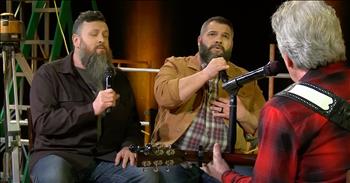 <p>Feel the strength of God as The Singing Contractors perform the iconic hymn &lsquo;He Touched Me.&rsquo;</p>

<p>Award-winning singer and songwriter Bill Gaither wrote this classic gospel tune back in 1963. The powerful words remind us all that there is hope in the arms of the Lord.</p>

<p>&ldquo;Shackled by a heavy burden<br />
'Neath a load of guilt and shame<br />
Then the hand of Jesus touched me<br />
And now I am no longer the same.&rdquo;</p>

<p>Contractors Aaron Gray and Josh Arnett became overnight sensations back in 2015 when they posted a video of them singing &lsquo;How Great Thou Art&rsquo; on a job site. Now, they are a nationally recognized duo known as The Singing Contractors.</p>

<p>Their worship videos have accumulated millions of views across social media and the men are committed to spreading the word of God through their music.</p>

<p>Today, they are sitting down with Bill Gaither for a live performance of &lsquo;He Touched Me.&rsquo; Just listen as their voices combine together perfectly to proclaim the power of our King.</p>

<p>&ldquo;He touched, oh, he touched me<br />
And oh the joy that floods my soul!<br />
Something happened, and now I know<br />
He touched me, and made me whole.&rdquo;</p>

<p>This hymn never fails to touch hearts all over the world. One viewer even <a href="https://www.youtube.com/watch?v=7Ms55UCQrrY">wrote</a>, &ldquo;I&rsquo;ve followed the Gaithers and the Singing Contractors separately for a long time.&nbsp; How lovely to see them together singing this soul-stirring song.&nbsp; Just wonderful!!&rdquo;</p>

<p>What a blessing to hear this group praise our Lord!</p>

<p><em><a href="https://www.godtube.com/bible/matthew/14-14">Matthew 14:14</a> &ldquo;And Jesus went forth, and saw a great multitude, and was moved with compassion toward them, and he healed their sick.&rdquo;</em></p>
