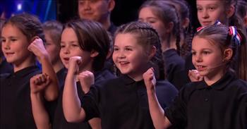 <p>Check out this touching video of the Voices of Armed Forces Children Choir singing an original song on Britain&rsquo;s Got Talent that left everyone in tears!</p>

<p>The video starts off with Simon walking into a church to see the children&rsquo;s choir practicing. When the kids see him, they go wild and start jumping around and smiling from ear to ear.</p>

<p>&ldquo;I know a little bit about you. I hear that you&rsquo;re a choir,&rdquo; said Simon. &ldquo;I hear that you&rsquo;re a very good choir. And all of your parents have either served or are serving in the Armed Forces. And somebody told me you might be the best choir in the world.&rdquo;</p>

<p>The kids show off their big grins and enthusiastically respond with &ldquo;Yes!&rdquo;</p>

<p>Then Simon lets them know that their choir director filled out an application to be on Britain&rsquo;s Got Talent and Simon asked them if they&rsquo;d like to be on the show. To which they all said yes!</p>

<p>Later in the video, the choir is coming out on stage to see Simon again and perform a song. The song is called &lsquo;Welcome Home&rsquo; which two of the choir members wrote during the coronavirus lockdown.</p>

<p>When Simon asked what inspired the song, here is what one young man said: &ldquo;Our families were out on deployment and we wanted to bring everyone in the Armed Forces together by being able to sing an anthem of &lsquo;welcome home.&rsquo;&rdquo;</p>

<p>As the Voices of Armed Forces Children Choir sing the touching song, photos of their family members flash across the screen and show them being reunited with their parents after getting back from deployments. How heartwarming! And the whole performance doesn&rsquo;t leave a dry eye in the house!</p>

<p>What a sweet and talented group of kids! God bless them and their families as they serve their country!</p>
