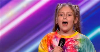 <p>Watch this magical video as an abundantly talented 9-year-old with a great, big voice earns a standing ovation for her mesmerizing performance of &ldquo;I Put A Spell On You&rdquo;!</p>

<p>Immi Davis appears on Britain&rsquo;s Got Talent stage before judges with a tie-dye sweatshirt, a motif that is reflected on her <a href="https://immidavisofficial.com/">website</a> and Facebook page. The sleeves are a bit too long, so they are rolled up to expose her child&rsquo;s hand.&nbsp;</p>

<p>She wears jeans and a pair of chunky black boots, and her hair is styled into long curled pigtails held in place by glittery bows. Her look is a bit contradictory&mdash;a smidge girlie and a tad tomboy! But, girls and boys, that&rsquo;s just half of it!</p>

<p>Immi is five words in, and the camera shows Ant and Dec, Simon and Alesha. Their expressions say it all! Ant and Dec are wide-eyed and almost weirded out. Simon and Alesha are wowed!&nbsp;&nbsp;&nbsp;</p>

<p>David and Amanda, as well as a moved-to-tears gent in the audience, are caught on camera demonstrating a myriad of emotions from delight to pride to confusion. Simon appears to be both amused and amazed!&nbsp;</p>

<p>At 42 seconds, Immi belts out, &ldquo;because you&rsquo;re mine, you&rsquo;re mine,&rdquo; with big runs and a ton of power, and Dec laughs out loud. She&rsquo;s right! They are hers; this audience is definitely charmed by this little songstress!</p>

<p>The audience goes wild. We see presumed family members shedding joyful tears. And the judges don&rsquo;t seem to know exactly what to make of this little girl who only sounds like a sultry, broken-hearted siren!&nbsp;</p>

<p>When Immi finishes, and the judges comment on her performance, they use words like: extraordinary, otherworldly, vintage, retro, not human, gobsmacked, and incredible! She&rsquo;s giggly and big-eyed and a bit fidgety&mdash;now, sounding much more her age.&nbsp;</p>

<p>She gets yesses from all of the judges, and Simon estimates there are &ldquo;about 5,000 yesses&rdquo; in him. He is enchanted by the fact that she is yet unaware of her talent, giving her a sweet wink at the very end!&nbsp;</p>

<p>Miss Davis&rsquo;s rendition of &ldquo;I Put a Spell on You&rdquo; is far different from the one recorded by <a href="https://en.wikipedia.org/wiki/I_Put_a_Spell_on_You">Sreamin&rsquo; Jay Hawkins</a> in 1956. <a href="https://www.youtube.com/watch?v=orNpH6iyokI">His version</a> is scary, but we think Immi&rsquo;s is beguiling!&nbsp;&nbsp;&nbsp;</p>

<p><em>&ldquo;And the child grew and became strong; he was filled with wisdom, and the grace of God was on him.&rdquo; <a href="https://www.godtube.com/bible/luke/2-40">Luke 2:40</a></em></p>
