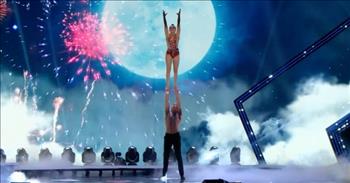 <p>You&rsquo;ve got to check out these impressive golden buzzer gymnastic acrobats that stun the judges on Canada&rsquo;s Got Talent with their high-flying semi-finals routine.</p>

<p>&ldquo;After winning Trish Stratus&rsquo; Golden Buzzer, gymnastic acrobats Theo &amp; Mila are back on the stage with a new routine they&rsquo;ve prepared for the Semi-Finals,&rdquo; reads the caption of this YouTube video. &ldquo;With new acrobatic stunts and high-flying moves, you won&rsquo;t believe your eyes when you see what these two spectacular athletes will do to earn their way to the Live Finale!&rdquo;</p>

<p>In the video, Theo and Mila are doing their acrobatic routine to &lsquo;Your Song&rsquo; from the movie Moulin Rouge. The stage is covered with smoke and there are beautiful visuals on the screen behind them as they are doing incredible acrobatics together.</p>

<p>The amazing flips and lifts that they do together require so much strength and trust in one another. It is clear that they have worked hard to perfect this routine, but the way that they move on stage together makes it look like it is so effortless to them. It really is such a beautiful and impressive talent to watch!</p>

<p>&ldquo;That is incredible, poetry in motion,&rdquo; one person <a href="https://www.youtube.com/watch?v=TBE2nfq0i0Y">writes</a> on YouTube after watching the video.</p>

<p>&ldquo;Wow, so young and so much talent. They should have their own show in Vegas,&rdquo; <a href="https://www.youtube.com/watch?v=TBE2nfq0i0Y">comments</a> another person online.</p>

<p>The judges are also very impressed by Theo and Mila and are really enjoying watching them perform. We hope that you also liked watching these two gymnastic acrobats today!</p>

<p><em><a href="https://www.godtube.com/bible/john/15">John 15:4-5</a><br />
Remain in me, and I will remain in you. No branch can bear fruit by itself; it must remain in the vine. Neither can you bear fruit unless you remain in me. &quot;I am the vine; you are the branches. If a man remains in me and I in him, he will bear much fruit; apart from me you can do nothing.</em></p>
