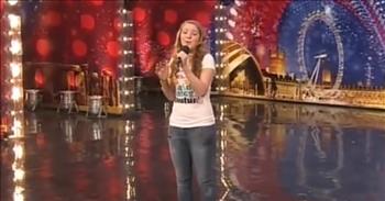 <p>Check out this shy 14-year-old singer impress Simon and the other judges on Britain&rsquo;s Got Talent with her beautiful version of &lsquo;In The Arms Of An Angel&rsquo; by Sarah McLachlan.</p>

<p>Olivia is a teenage girl who dreams of stardom. &ldquo;From the moment I wake up, I don&rsquo;t really think about anything else. I just start singing,&rdquo; she shares in an interview. &ldquo;Walking down the stairs, I&rsquo;ll be singing. Maybe sitting in my math class thinking, &lsquo;I wonder if in 5 years time I could be an actual star performing on the stage to millions of people.&rsquo;&rdquo;</p>

<p>And this young girl is chasing after her dreams by auditioning for Britain&rsquo;s Got Talent. She has brought her two sisters and parents along with her, and they are all backstage to support her as she goes on to sing for the judges.</p>

<p>&ldquo;I think she&rsquo;s going to have to overcome her nerves, and if she does, then I think that she&rsquo;ll show that she really can sing,&rdquo; Olivia&rsquo;s mom says.</p>

<p>As soon as Olivia opens her mouth to sing, the audience loves her! She has such a beautiful voice and her rendition of &lsquo;In The Arms Of An Angel&rsquo; is just wonderful.</p>

<p>&ldquo;Wow,&rdquo; Simon even says as Olivia is singing.</p>

<p>After her audition, the judges have nothing but kind words to say to her.</p>

<p>&ldquo;That was utterly spellbinding. I mean, you&rsquo;ve got such a lovely quality to your voice. Very professional and confidant performance,&rdquo; says Amanda.</p>

<p>Then Piers chimes in: &ldquo;I think, Olivia, what I really like about you is I don&rsquo;t think you know how good you are. But you came on and you were very shy and very humble, and then you just sang utterly beautifully.&rdquo;</p>

<p>Then Simon comments on Olivia&rsquo;s audition. &ldquo;You&rsquo;re so nervous, Olivia,&rdquo; he says to her as he notices her shaking on stage. &ldquo;But you sang that so well, and you made it your version of the song. I am so, so impressed with you, Olivia.&rdquo;</p>

<p>The teen cannot wipe the smile off her face! And after getting three yeses from the judges, Olivia heads off stage to embrace her family. What a beautiful moment!</p>
