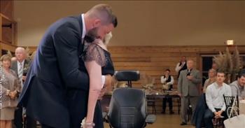 <p>Grab a tissue before watching this groom share a last dance with his mom dying from ALS. The gentle giant of a groom is Anthony &ldquo;Scooter&rdquo; Hightower, and his beautiful momma is Terri. And, their tender moments together on the dance floor at his reception will touch your heart!</p>

<p><a href="https://www.als.org/understanding-als/what-is-als">Amyotrophic lateral sclerosis (ALS)</a> is also known as Lou Gehrig&rsquo;s Disease, and it is a progressive neurodegenerative disease that impacts nerve cells in both the brain and the spinal cord. ALS, in advanced stages, can cause those with the disease to lose their ability to eat,&nbsp; speak, move, and even breathe. It is truly a tragic illness.&nbsp;</p>

<p>In the video, which Terri&rsquo;s family posted after her passing, we see Scooter honor his mother in the kindest and loving way. He gives her the gift of a mother-son dance at his wedding. Every mother with a son looks forward to having that special dance before giving their baby boy away to another. That certainly must have been the same for Terri, and Scooter made it happen.</p>

<p>Scooter wheels his mother to the middle of the dance floor. With help from his father, he lifts his frail mother from the wheelchair and holds her in his arms. Scooter slowly sways to the music, safely embracing his mother and crying on her shoulder&mdash;at once, a strong protector and a tearful, little boy.</p>

<p>As family and friends watch the two, no one is unmoved. This is a poignant moment. We can only imagine the emotions that are felt by Terri and Scooter, their family and friends, and the reception guests.&nbsp;</p>

<p>Two things are certain. Terri taught her son well, and Terri loved her son well.</p>

<p>As the dance ends, Scooter gently returns his mother to her wheelchair. The guests clap and surround Terri with love and support. Terri died at the age of 59, having raised a good man, ten days after the wedding. We feel sure that Terri is dancing without limitation now.</p>

<p>Terri&rsquo;s family shared this video so that people might learn more about ALS.&nbsp;&nbsp;&nbsp;&nbsp;&nbsp;</p>

<p><em>&ldquo;Listen, my son, to your father&rsquo;s instruction and do not forsake your mother&rsquo;s teaching.&rdquo; <a href="https://www.godtube.com/bible/proverbs/1-8">Proverbs 1:8</a></em></p>
