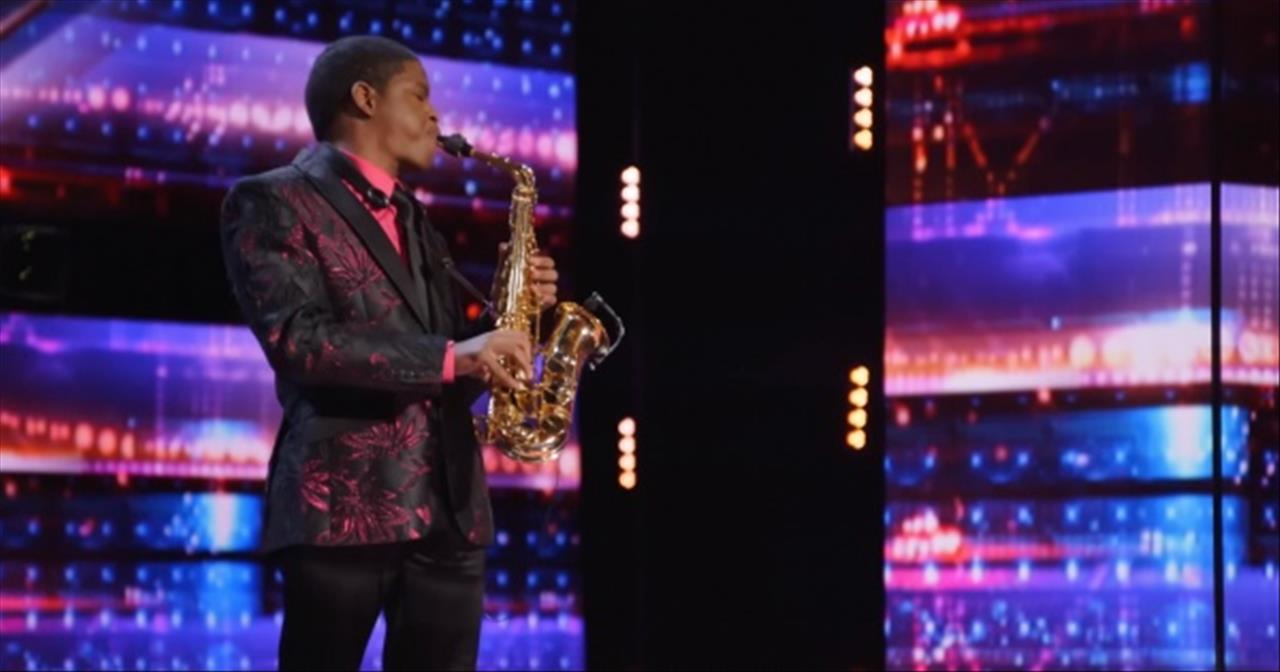 Teen Saxophone Player Was Bullied For His Looks, Now He's A Golden Buzzer Winner