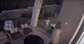 <p>Check out this video of a quick-thinking mom saving her little toddler from a bear that had entered their backyard.</p>

<p>Toddlers are curious by nature, and when they see something that interests them, they go right after it. And that is exactly what happened in this moment caught on camera of a toddler seeing a black bear in her backyard in Washington state.</p>

<p>The toddler saw the animal and excitedly exclaimed &ldquo;That&rsquo;s a bear!&rdquo; before running right towards it. Her innocent reaction is pretty adorable, but knowing how dangerous it can be being that close to a wild animal, the footage of the moment will make any parent hold their breath.</p>

<p>Thankfully, the toddler&rsquo;s mother was not far behind her. And as soon as she spotted the black bear in the backyard, she quickly scooped up her child and ran inside the house to safety. What a frightening moment that must have been for the family!</p>

<p>&ldquo;I was scared and started cursing like a sailor,&rdquo; the mother said after the incident.</p>

<p>The family&rsquo;s home security camera caught the entire scene on video, and you can see how close the child came to the bear, as well as how fast the mom was running into the safety of her home once she had her toddler in her arms.</p>

<p>Many people shared online their thoughts of this backyard bear encounter caught on camera.</p>

<p>&ldquo;Not Paddington Bear, little one. Good save mom,&rdquo; one person <a href="https://www.youtube.com/watch?v=aOLWR_LMMTw">comments</a> after watching the video on YouTube.</p>

<p>&ldquo;Mama bear vs wildlife bear. Mama bear wins,&rdquo; another person <a href="https://www.youtube.com/watch?v=aOLWR_LMMTw">writes</a> online.</p>

<p>Way to go to this quick-thinking mom who saved the day!</p>

<p><em><a href="https://www.godtube.com/bible/romans/12">Romans 12:10-12</a><br />
Be devoted to one another in love. Honor one another above yourselves. Never be lacking in zeal, but keep your spiritual fervor, serving the Lord. Be joyful in hope, patient in affliction, faithful in prayer.</em></p>
