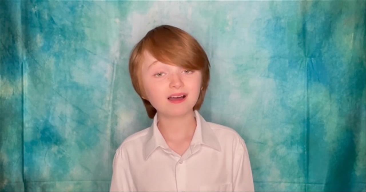 12-Year-Old Sings A Cappella Hymn 'How Great Thou Art'