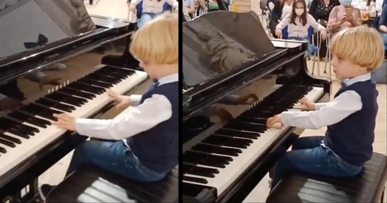 5-Year-Old Piano Prodigy Goes Viral With Mozart Performance