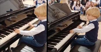 <p>A 5-year-old piano prodigy goes viral online with his amazing Mozart performance. Check out this video to see the little boy&rsquo;s phenomenal skills!</p>

<p>Alberto Cartuccia Cingolani is a five-year-old Italian pianist who only started learning how to play the piano in 2020. Recently, he performed in a music competition, and his incredible rendition of Mozart&#39;s Piano Sonata No. 16 in C major wowed the audience.</p>

<p>A video of his performance was shared online, and it has since garnered over 5 million views on Twitter. Alberto comes from a musical family. His father works as a music teacher and his mother is a singing instructor. When he was 3 years old, Alberto&rsquo;s parents first introduced him to the piano and quickly saw that the boy had a natural affinity for the instrument.</p>

<p>&ldquo;He started playing during the months of the first lockdown,&rdquo; <a href="https://mymodernmet.com/5-year-old-italian-piano-prodigy-alberto-cartuccia-cingolani/">shared</a> Alessia Cingolani, Alberto&#39;s mother. &ldquo;I was always at home, so we started playing with a small keyboard, in order to do something stimulating. From there I realized that Alberto was well suited. [Doing this, my] husband and I noticed that he had perfect pitch. For a year and a half now, [Alberto] has been doing remarkable things, both for his age and for the time it took him to learn. Even though he still doesn&#39;t know how to read [music] notes well, indeed almost not at all, he takes his position on the keyboard and repeats the pieces. He is very instinctive.&rdquo;</p>

<p>When watching the video of Alberto play, it is amazing to see his tiny hands fly across the piano keys with such ease. He is truly a natural! And it is astounding to know that he cannot read music yet and still is able to play such complex pieces with just hearing the notes and playing by ear.</p>

<p>We hope that you enjoyed watching this wonderful performance today by this 5-year-old piano prodigy!</p>

