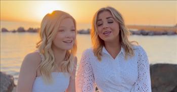 <p>Check out this wonderful music video of two sisters singing a chilling duet of the songs 'Oceans' and 'You Make Me Brave.'</p>

<p>&ldquo;You call me out upon the waters, the great unknown where feet may fail<br />
And there I find You in the mystery, in oceans deep my faith will stand<br />
And I will call upon Your Name, and keep my eyes above the waves<br />
When oceans rise my soul will rest in Your embrace, for I am Yours and You are mine&rdquo;</p>

<p>Sisters Cassandra and Callahan are 9 years apart, but they both have a love for singing and have beautiful voices to share with the world. In this music video, Cassandra, the younger of two sisters, starts off singing first while she stands beside the ocean. Then her older sister, Callahan, joins in with singing the harmony, and the pair walk hand in hand beside the water while making lovely music together.</p>

<p>The two are also coordinating in white outfits in the music video while the sun sets on them in the stunning location. After singing 'Oceans' by Hillsong UNITED for a bit, the sisters start to sing out &lsquo;You Make Me Brave&rsquo; by Amanda Cook from Bethel Music.</p>

<p>&ldquo;As Your love, in wave after wave, crashes over me, crashes over me, for You are for us,<br />
You are not against us, champion of Heaven, You made a way for all to enter in&rdquo;</p>

<p>The lyrics in these songs remind us all about God&rsquo;s deep and boundless love for us. His love is never-ending and His grace is unconditional. We are His children, and He cares for each of us so much.</p>

<p>We hope that this beautiful melody from Cassandra and Callahan of the songs 'Oceans' and 'You Make Me Brave' was able to encourage you and uplift your spirits today!</p>
