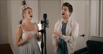 <p>Praise the Lord as Caleb + Kelsey perform the For King and Country worship song, &lsquo;For God Is With Us.&rsquo;&nbsp;</p>

<p>As you hear these lyrics feel the power of the Lord radiate through you and fuel your heart.</p>

<p>&ldquo;Can you hear the prayers the people prayed?<br />
Can you see the skies begin to break?<br />
When Heaven and Earth were face-to-face<br />
Oh, how the world forever changed&rdquo;</p>

<p>Caleb and Kelsey Grimm are an incredibly talented married duo. Known by their stage name, Caleb + Kelsey, these two Christian vocalists have given us brilliant worship covers and secular favorites such as &lsquo;Oceans (Where Feet May Fail)&rsquo; and &lsquo;My Heart Will Go On.&rsquo;</p>

<p>Their videos have garnered hundreds of thousands of views across social media and they continue to use their God-given talents to sing praises to His Name.</p>

<p>Today, they are covering the hit song &lsquo;For God Is With Us&rsquo; by For King and Country. Listen as they belt out these words of praise for our King.</p>

<p>&ldquo;For God is with us, God is with us<br />
All in a moment, All in an instant<br />
The body was broken<br />
And it was finished&rdquo;</p>

<p>These lyrics are the perfect reminder that we find our strength in the Lord. He is the light that guides us home and His never ending grace saved our souls.</p>

<p><em><a href="https://www.godtube.com/bible/habakkuk/3-19">Habakkuk 3:19</a> &ldquo;The LORD God is my strength, and he will make my feet like hinds' feet, and he will make me to walk on my high places. To the chief singer on my stringed instruments.&rdquo;</em></p>
