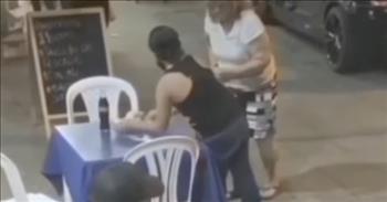 <p>One of the biggest blessings in life is breaking bread with family and friends.&nbsp;</p>

<p>Sitting down to a warm meal as a way of bringing the best in humanity and this video will blow you away. It&rsquo;s unexpected and highlights the beauty of fellowship and a full belly. This heartwarming moment highlights a young girl giving a meal to a woman in need.&nbsp;</p>

<p>The footage is grainy as it seems to have been captured by a security camera. In the video, a daughter is sitting with her father waiting for the food they ordered to be brought to their table.&nbsp;</p>

<p>It seems that while the pair was waiting for their meal, this young girl noticed an elderly woman hunched over and using a cane to be mobile. It also seems that this woman had very few resources and this young girl knew she needed help.&nbsp;</p>

<p>The woman&rsquo;s presence must&rsquo;ve tugged on the girl&rsquo;s deep reservoir of compassion and kindness. Because as soon as their food arrived at the table, this sweet young girl knew what to do.&nbsp;</p>

<p>She didn&rsquo;t even hesitate, she took the meal to the woman and asked if she would like to have the meal. It looks as though the elderly woman at first resisted, but you can tell by the young girl&rsquo;s actions, that she wasn&rsquo;t taking no for an answer. Once the elderly woman accepted, the young girl sat down at the table with her.&nbsp;</p>

<p>And the most beautiful part of the video was when her father had no clue. He had no idea he had raised a daughter to be selfless and kind. He was confused about what was happening but once he realized what his daughter was doing, he also got up from their table and joined the elderly woman.&nbsp;</p>

<p>The moment is so beautiful, it will make you misty-eyed. May we all remember to be full of kindness as this young girl is.&nbsp;</p>

<p><em><a href="https://www.godtube.com/bible/matthew/25-35">Matthew 25:35</a> &ldquo;For I was hungry and you gave me something to eat, I was thirsty and you gave me something to drink, I was a stranger and you invited me in.&rdquo;</em></p>
