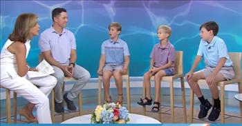 <p>What our kids watch really does have an effect on their lives. In this incredible story, three boys saved their drowning dad with CPR they remembered from watching the movies &lsquo;The Sandlot&rsquo; and &lsquo;Hook.&rsquo;&nbsp;</p>

<p>It was a fun summer afternoon of hanging out in the pool for ten-year-old twins, Bridon and Christian Hassig, along with a friend Sam Ebert, while their dad Brad was practicing breathing exercises and praying underwater.</p>

<p>Everything seemed normal when one of the twins noticed their dad had suddenly turned on his side and seemed to be floating in the water. They knew something was wrong when Brad began turning blue due to lack of oxygen. They realized he had passed out.&nbsp;</p>

<p>Alarmed, the boys pulled Brad to the side of the pool and suddenly knew what they needed to do. First, they got Brad out of the water. Then they tried to open Brad&rsquo;s phone to call for help, but the phone was locked, and they didn&rsquo;t know the code. As one of the boys began performing CPR, the other two raced to a neighbor&rsquo;s house to get help. Tragically, the neighbor wasn&rsquo;t home so they did the next best thing and flagged down a passing car in order to have an adult call for emergency services.</p>

<p>The boys remembered a scene from The Sandlot where the pretty lifeguard was giving mouth to mouth to &ldquo;Smalls&rdquo; after he had seemingly drowned at the local pool, but in reality, Smalls just wanted to kiss the pretty lifeguard.&nbsp;</p>

<p>Brad remembers being at complete peace underwater as he was praying The Lord&rsquo;s Prayer, and then he was waking up to complete chaos as he heard his son&rsquo;s begging him to come back to life. Brad knows God was watching over him that day and believes God intervened to save his life. In this sweet interview with Brad, his twins, and their friend Sam, Brad gives all credit to our heavenly Father.&nbsp;</p>

<p>&quot;There&#39;s no way, physically, they should have been able to pull a 185-pound man out of the water like that and to know and do what all of them did, perfectly as quickly as they did and no lack of action,&rdquo; Brad said. &ldquo;God&rsquo;s hand was all over it.&rdquo;&nbsp;</p>

<p>We couldn&rsquo;t agree more. We often think we need to be perfect for God to use us. But he can use anyone, anywhere, to do his will.&nbsp;</p>

<p>These three boys are real-life examples of being vessels for God. Not only were they blessed with saving their father&#39;s life, but they also got all the ice cream they wanted, and now they have cell phones just in case they ever encounter another life-threatening situation. Praise God for this amazing miracle story to deepen our faith that God is always with us.&nbsp;</p>

<p><em><a href="https://www.godtube.com/bible/john/14-16">John 14:16-17</a> &ldquo;And I will ask the Father, and he will give you another Helper, to be with you forever, even the Spirit of truth, whom the world cannot receive, because it neither sees him nor knows him. You know him, for he dwells with you and will be in you.&rdquo;</em></p>
