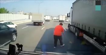 <p>It would be so easy to make up some sort of excuse and keep on driving. After all, there are dozens and dozens of people that did. But in this incredible video, a truck driver is in the middle of traffic to save a baby kitten in the road.&nbsp;</p>

<p>It was in the middle of rush hour traffic on a five-lane road when a nightmare began to unfold. A kitten was running loose on the road. How he didn&rsquo;t get it and become a furry pancake is a mystery to anyone except God!&nbsp;</p>

<p>But the sad part is how many cars drove over the top of the kitten and ignored its plight for help. Well, all except one special man with a tender heart for all of God&rsquo;s creation&ndash;including animals that come equipped with a purrfectly good pair of &lsquo;murder-mittens.&rsquo; A man was driving in the middle of the five lanes when he spotted the kitten.&nbsp;</p>

<p>The little guy must&rsquo;ve hitched a ride inside the engine of a car and fell out into the middle of oncoming traffic. But this feline had God&rsquo;s angels watching over him because a truck driver quickly realizes how much this sweet baby needs and does something that, quite frankly, is dangerous and a little crazy!&nbsp;</p>

<p>He stops his truck in the middle of the road and exits the truck to get this sweet little ball of orange and white striped fluff to safety.</p>

<p>The poor thing was so frightened and bewildered that he was visibly shaking and panting. The fella was beyond frightened and thought it was going to die. It&rsquo;s almost as if the sweet kitten is thinking, &ldquo;Sweet dear Lord, I cannot believe I&rsquo;m alive. Am I really alive?&rdquo; You can tell he was incredibly grateful to the truck driver who stopped to save his life.&nbsp;</p>

<p>May we all say a prayer for this kind man who did the right thing and helped one of God&rsquo;s defenseless creatures. We are also grateful God had his angels watching over this pair and guided them both to safety. After all, stopping a truck in the middle of traffic is beyond dangerous, and anything could&rsquo;ve happened.&nbsp;</p>

<p>Thank God for people like this truck driver who stopped to help this precious kitten. It&rsquo;s examples like this that remind us how far courage and kindness go!</p>

<p><em><a href="https://www.godtube.com/bible/deuteronomy/31-6">Deuteronomy 31:6</a> &quot;Be strong and courageous. Do not be afraid or terrified because of them, for the Lord your God goes with you; he will never leave you nor forsake you.&quot;</em></p>
