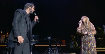 <p>I don&rsquo;t think there has been a more epic duet than this video! Josh Groban and Rita Wilson sing &lsquo;Songbird&rsquo; duet and it&rsquo;s absolutely beautiful. The pair got together to remake this Fleetwood Mac song. The new rendition of this classic was magical and mesmerizing as Rita and Josh combined their soft, melodic voices to create a beautiful story in one song!&nbsp;</p>

<p>The pair performed live at Radio City Music Hall when Josh invited her onto the stage as his first guest. Josh spoke highly of her and gave a little history about her background. I had no idea that not only was Rita a singer and songwriter, she is also a producer and actress. As the music began to play, a hush came over the audience. It was stunning.&nbsp;</p>

<p>It&rsquo;s easy to find yourself singing along to the song as Rita sings, &ldquo;And the songbirds are singing, Like they know the score, And I love you, I love you, I love you. Like never before.&rdquo;&nbsp;</p>

<p>One viewer sums up this entire performance with this comment, &ldquo;Two of my favorite beautiful people singing a beautiful song I've always loved!&rdquo; Another viewer added, &ldquo;Thank you, Josh for endorsing Rita's new life as a "songbird"!!! It was glorious to hear both of your voices raised high with that joyful melody!!!&rdquo; Apparently the duo have some big fans out there. Another viewer commented, &ldquo;So beautiful, so pure and soft.Thank you for sharing this magnificent song. Such wonderful voices combined to treat us with the heart of music. Also Rita inspires me to sing again.&rdquo; I think we all could take a lesson from this pair and follow in God&rsquo;s footsteps with the gifts he&rsquo;s given us like the gift of song.</p>

<p>We hope you enjoyed this wonderful performance. It&rsquo;s a beautiful reminder that we are loved and can give love in return because we are serving a loving God!</p>

<p><em><a href="https://www.godtube.com/bible/psalms/108-1">Psalm 108:1</a> &ldquo;My heart is confident, God; I will sing; I will sing praises with the whole of my being.&rdquo;</em></p>
