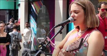 <p>Get ready for a dose of nostalgia when this teen street performer sings &lsquo;Can&rsquo;t Help Falling In Love&rsquo; by Elvis Presley.</p>

<p>This iconic tune was originally recorded in 1961 for Elvis&rsquo; hit film &lsquo;Blue Hawaii.&rsquo; It skyrocketed to the top of the charts and spurred countless covers from artists all around the world.</p>

<p>&ldquo;Wise men say only fools rush in<br />
But I can&#39;t help falling in love with you<br />
Oh, shall I stay, would it be a sin<br />
Oh, if I can&#39;t help falling in love with you?&rdquo;</p>

<p>Allie Sherlock is a staple on the Internet for her viral street performances and epic covers. Today, she&rsquo;s taking on a true classic as she performs the Elvis classic, &lsquo;Can&rsquo;t Help Falling In Love.&rsquo;</p>

<p>Just listen as she belts out this iconic tune that we all know and love.&nbsp;</p>

<p>&ldquo;Like a river flows, surely to the sea<br />
Darling, so it goes, some things are meant to be<br />
Take my hand, take my whole life too<br />
Oh, for I can&#39;t help falling in love with you&rdquo;</p>

<p>On YouTube, Allie <a href="https://www.youtube.com/watch?v=Yprso9Tp_IQ">wrote</a> about the inspiration behind the cover. &ldquo;After watching the new Elvis movie I decided to cover one of the songs from the movie. This is Can&#39;t Help Falling in Love by Elvis Presley on Grafton Street Dublin Ireland!&rdquo;</p>

<p>Allie definitely did this song justice and there&rsquo;s no doubt that we&rsquo;ll be hearing from her again!</p>

<p><em><a href="https://www.godtube.com/bible/1-corinthians/13-13">1 Corinthians 13:13</a> &ldquo;But now abideth faith, hope, love, these three; and the greatest of these is love.&rdquo;</em></p>
