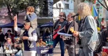 <p>This is a powerful video about community and care. A band starts singing a dad&rsquo;s name after he is separated from his son.</p>

<p>In this emotional video, we see a sweet boy on the shoulders of an Emcee. The young boy is crying. He has gotten separated from his father. We watch as the crowd begins to clap and shout the dad&rsquo;s name.&nbsp;</p>

<p>Then, the band takes the search party to the next level by creating a song about it. They sing out the dad&rsquo;s name and say that they are looking for him.&nbsp;</p>

<p>As they sing, the boy is still on the Emcee&rsquo;s shoulder in front of the band, and they get the audience very involved. The little boy is still crying, but the music and the fun make it helpful for him to remain hopeful.&nbsp;</p>

<p>The crowd really gets into the song, and the band plays their instruments and harmonizes. You would think that this is an actual song performance at the festival. Suddenly, we see a man looking and hastening toward the little boy, and the boy jumps into his arms.&nbsp;</p>

<p>The boy has been reunited with his father. The band and the crowd continue singing the&nbsp;song in celebration at the reunion.&nbsp;</p>

<p>As we reflect on this father&rsquo;s pursuit to find his son and the precious reunion, may it remind us of the sweet pursuit of our Heavenly Father. We were lost, but now we are found.&nbsp;</p>

<p>We went astray, and He came down to save us. We have a great celebration knowing that we are loved and cared for by our great God.</p>

<p><em>&ldquo;So he got up and went to his father. But while he was still a long way off, his father saw him and was filled with compassion for him; he ran to his son, threw his arms around him, and kissed him.&rdquo; <a href="https://www.godtube.com/bible/Luke/15-20">Luke 15:20</a></em></p>
