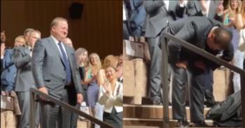 <p>He&rsquo;s making a comeback. Actor Brendan Fraser cries after a standing ovation at his comeback film debut. During the Venice Film Festival, where he was surrounded by fellow friends of his trade, Brendan was brought to tears, but he was crying tears of complete joy. Humbled from the applause he received, Brendan stood tall as he held in the emotions as best as he could.&nbsp;</p>

<p>Why the applause? In a Darren Aronofsky film titled &lsquo;The Whale,&rsquo; he portrayed a 600-pound man who is a writer that was trying to reconnect with his teenage daughter. In the film, he is almost completely unrecognizable from his past roles like Tarzan and the &lsquo;Mummy Returns&rsquo; movies.&nbsp;</p>

<p>In previous films, he plays a buff, confident, athletic man, which is no small feat. Can you imagine all the hours he dedicated in order to get fit at the gym? Then he turns around and lets his body go in order to play the main character in &lsquo;The Whale.&rsquo;&nbsp;</p>

<p>What he wasn&rsquo;t expecting was the applause and respect from his peers at the festival. He was so stunned, all he could do was smile and hold back the tears that were swimming in his eyes. He was clearly proud of his hard work and humbled by the recognition he received. Not only did his peers give him a round of applause, his fellow friend, Dwayne Johnson, known as &lsquo;The Rock&rsquo; gave him a shout-out on Twitter.&nbsp;</p>

<p>The Rock posted a tweet in honor of his friend, &ldquo;Man, this makes me so happy to see this beautiful ovation for Brendan. He supported me coming into his Mummy Returns franchise for my first-ever role, which kicked off my Hollywood career. Rooting for all your success brother&hellip;&rdquo;&nbsp;</p>

<p>It seems Brendan is a humble man, last year during an interview, he was once again teary-eyed as the reporter tells him that the internet and his fans are cheering him on. She mentioned that his fans are so supportive and behind him one hundred percent.&nbsp;</p>

<p>She told him that we all love him and are rooting for him as he worked his way into a big comeback debut.&nbsp;</p>

<p>I love it when we root for each other. Encouragement is something we all need to keep us motivated, loved, and feeling confident in ourselves and what we are created to do for God&rsquo;s kingdom.&nbsp; All it takes is words of affirmation and prayers. We hope you enjoyed this video as much as we did.&nbsp;</p>

<p><em><a href="https://www.godtube.com/bible/1-thessalonians/5-11">1 Thessalonians 5:11</a> &ldquo;Therefore encourage one another and build each other up, just as in fact you are doing.&quot;</em></p>
