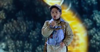 <p>This is an incredible performance by a young boy who is already trying to make a difference in the world. In this video, a 7-year-old poet inspires with his powerful Britain&rsquo;s Got Talent performance.&nbsp;</p>

<p>At the start of this video, Aneeshwar Kunchala takes the stage, talking about the earth. A drawing of his of the earth pops up behind him on the big screen as he talks about the amazing creation that the world is.&nbsp;</p>

<p>The judges smile. Then enters other children in costumes who are acting as a bunny, a tree, and the ocean. His poetry is precious, and actors come out from behind him as he describes them wonderfully.&nbsp;</p>

<p>In the next moment, we see Anneshwar full of energy and happiness to share about life under the sea and in the sky. He is not just a poet, he is an activist who cares for the earth. He has a phenomenal stage presence and vocal confidence in his presentation. The visuals behind him are inspiring.&nbsp;</p>

<p>His performance is absolutely enthralling. The amount of script that this boy has memorized is truly amazing. In his final performance, he puts on quite a show. He encourages us not to give up on conservation. He discusses some animals that have gone extinct.&nbsp;</p>

<p>Aneeshwar reminds us of the important message that the earth is valuable. God created it for us to tend to and protect. When we are careless about His creation, we are not being good stewards of the earth.&nbsp;</p>

<p>May this be a reminder to us to do our part to care for what the Lord has made and give glory to our Maker.</p>

<p><em>&ldquo;Then God said, &ldquo;Let us make man in our image, after our likeness. And let them have dominion over the fish of the sea and over the birds of the heavens and over the livestock and over all the earth and over every creeping thing that creeps on the earth.&rsquo;&rdquo; <a href="https://www.godtube.com/bible/Genesis/1-26">Genesis 1:26</a></em></p>
