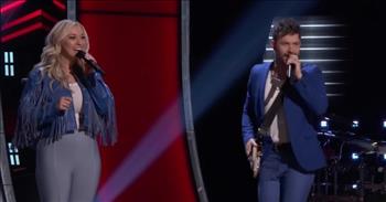 <p>You have to check out this impressive blind audition on The Voice of a husband-and-wife duo performing &lsquo;Islands In The Stream.&rsquo;</p>

<p>&ldquo;Baby, when I met you there was peace unknown, I set out to get you with a fine tooth comb<br />
I was soft inside, there was something going on, you do something to me that I can&#39;t explain<br />
Hold me closer and I feel no pain, every beat of my heart, we got something going on&rdquo;</p>

<p>The singers in this video are Katelyn and Derek Dryes, and they do a wonderful job performing &lsquo;Islands in the Stream&rsquo; by Dolly Parton and Kenny Rogers during The Voice Blind Auditions. The couple met on a blind date 15 years ago and have been singing together for more than a decade. From blind date to blind audition on The Voice! How cute!</p>

<p>During their performance, both Blake Shelton and Gwen Stefani turned their chairs around for Katelyn and Derek. And Gwen stated that it was cute that they both were married couples.</p>

<p>&ldquo;I was in on Derek&rsquo;s voice even before I knew you were a part of it because the arrangement of that song, just the first half of it, didn&rsquo;t sound exactly what Kenny and Dolly did,&rdquo; Blake Shelton told Katelyn. &quot;Country music is all I&rsquo;ve ever done. You hear me talking right now? I can&rsquo;t help it. It&rsquo;s what comes out of my mouth. So, I would be honored to be your coach.&rdquo;</p>

<p>&ldquo;That song would be my dream if Blake and I could do that song together one day,&rdquo; Gwen Stefani shared. &ldquo;What I love about you guys is you have so much character. You look like a cartoon character couple. I really like that. The mustache, the blue, and everything about that...I&rsquo;m very visual, so I think it would be fun to work with you guys.&rdquo;</p>

<p>Ultimately, the Dryes decided to choose Blake Shelton to be their coach on The Voice. We can&rsquo;t wait to see what this duo does next!</p>
