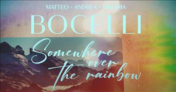 <p>Take a step back in time as Andrea Bocelli and his children, Matteo and Virgina, sing the classic words of &lsquo;Over The Rainbow.&rsquo;</p>

<p>This special song was made famous by Judy Garland in the 1939 film &lsquo;Wizard Of Oz.&rsquo; Since that time, this tune has been covered by countless artists and cemented its place in history as one of the best, and most beautiful, songs of all time.</p>

<p>&ldquo;Somewhere over the rainbow way up high<br />
There's a land that I heard of once in a lullaby<br />
Somewhere over the rainbow skies are blue<br />
And the dreams that you dare to dream really do come true&rdquo;</p>

<p>For decades, Andrea has been showcasing his incredible vocals with songs such as &lsquo;The Prayer&rsquo; and &lsquo;Time To Say Goodbye.&rsquo; After a 14-year hiatus from releasing an album, Andrea produced &lsquo;Si&rsquo; in 2018.</p>

<p>This international success proved that this Italian vocalist is still a powerhouse. And Andrea has shown no signs of slowing down with several high-profile collaborations and even a record-breaking classical live stream on YouTube.</p>

<p>Now, it&rsquo;s making it a true family affair as he performs with his children Matteo and Virginia. Just listen as they belt out the iconic words of &lsquo;Over The Rainbow.&rsquo;</p>

<p>&ldquo;Someday I'll wish upon a star<br />
And wake up where the clouds are far behind me<br />
Where troubles melt like lemon drops away above the chimney tops<br />
That's where you'll find me&rdquo;</p>

<p>On YouTube, the family shared that &lsquo;Over The Rainbow&rsquo; will be featured on their upcoming Christmas album, &lsquo;A Family Christmas.&rsquo; They <a href="https://www.youtube.com/watch?v=psw4FX-0Nj8">shared</a>, &ldquo;We are offering our small, intimate, and heartfelt gift to anyone who wishes to enjoy the soundtrack of Christmas in the Bocelli home.&rdquo;&nbsp;</p>

<p>Who else is looking forward to more Christmas songs from this beloved family.</p>
