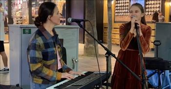 <p>Watch this talented mother-daughter duo perform the Beatles&rsquo; song &lsquo;Yesterday&rsquo; for passerbys on the street.</p>

<p>&ldquo;Yesterday all my troubles seemed so far away. Now it looks as though they&#39;re here to stay.<br />
Oh, I believe in yesterday. Suddenly, I&#39;m not half the man I used to be.<br />
There&#39;s a shadow hanging over me. Oh, yesterday came suddenly.<br />
Why she had to go? I don&#39;t know, she wouldn&#39;t say.<br />
I said something wrong, now I long for yesterday&rdquo;</p>

<p>What a great cover of this iconic song! This mother and daughter make a great musical pair!</p>

<p>&ldquo;Hello, everyone. My name is Karolina Protsenko and I am 13 years old. Tomorrow is my birthday, by the way, so I&rsquo;m going to turn 14,&rdquo; shares the daughter. Then the audience claps for her.</p>

<p>&ldquo;Thank you so much! Me and my mom are performing for you tonight, and I hope you enjoy our performance. Thank you,&rdquo; Karolina says before the song starts.</p>

<p>Then the mother starts off the song while playing the keyboard and singing, and then Karolina quickly joins in. They sound so beautiful together and their harmonies are wonderful!</p>

<p>&ldquo;Karolina, I am in 7th Heaven listening to your beautiful, sweet, smooth voice. You put heartfelt feelings into your vocals,&rdquo; <a href="https://www.youtube.com/watch?v=uvvzMCnIkJw">comments</a> one person on YouTube after watching the video. &ldquo;Your talent is getting greater with each performance. You and your mom harmonize perfectly.&rdquo;</p>

<p>&ldquo;I felt that the gentle but powerful high notes of both of you were very wonderful. I love that part,&rdquo; another person <a href="https://www.youtube.com/watch?v=uvvzMCnIkJw">comments</a> online.</p>

<p>Karolina is also a talented violinist and her performance videos have been viewed online by people all around the world! What a talented family with a heart for music!</p>

<p>We hope that you enjoyed watching this mother-daughter duo perform the Beatles&rsquo; song &lsquo;Yesterday&rsquo; and it was able to bring a smile to your face!</p>
