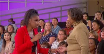 <p>There are some true powerhouse vocalists who came out of American Idol. One of these is Jennifer Hudson who sings, &ldquo;Jesus Promised Me a Home Over There,&rdquo; for a tear-filled audience.</p>

<p>Jennifer now has a talk show called the Jennifer Hudson Show. At the start of the video, she goes up to an elderly woman in the audience. She asks how she is doing and says that she is a lovely butterfly and finds out that her name is Marilyn.&nbsp;</p>

<p>Jennifer asks how old Marilyn is, and she responds 82. The audience cheers for Marilyn. Jennifer says that she heard Marilyn had a question to ask her, and Marilyn responds that she does. She would like Jennifer to sing a gospel song for her today.</p>

<p>The two discuss and decide that Jennifer will sing &ldquo;Jesus Promised Me a Home Over There.&rdquo; Jennifer shares that her grandma used to sing that. As Jennifer is standing there with this elderly woman, she begins to sing with such beauty and confidence.&nbsp;</p>

<p>She holds Marilyn&rsquo;s hand as she sings this gospel song to encourage her. Marilyn joins along, and the audience members have tear-filled eyes. Jennifer&rsquo;s voice is absolutely stunning, and hearing her proclaim the name of Jesus on television is thrilling. She stands there unashamed, singing about the Savior and the promise of heaven through Him. At the end of the song, she strongly embraces Marilyn in a big hug and the crowd stands cheering. It is completely emotional.</p>

<p>I love how this elderly woman who is likely closer to heaven wants to hear this song and reflect on what Jesus has done and encourage the next generations of His saving grace.&nbsp;</p>

<p><em>&ldquo;In My Father&rsquo;s house are many dwelling places; if it were not so, I would have told you; for I go to prepare a place for you.&rdquo; <a href="https://www.godtube.com/bible/John/14-2">John 14:2</a></em></p>
