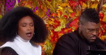 <p>It is amazing how the name of Jesus is being proclaimed on national television. In this video, Jennifer Hudson sings a phenomenal rendition of &ldquo;His Eye is on the Sparrow.&rdquo;</p>

<p>Jennifer starts out by sharing how she would like to end the show by singing one of her favorite songs from Sister Act 2. She tells the audience that the song means a lot to her personally.&nbsp;</p>

<p>The audience cheers as she stands there next to a piano in a sparkly black dress with a white top mimicking a nun costume. She sits and begins to sing, &ldquo;His Eye is on the Sparrow.&rdquo;&nbsp;</p>

<p>As Jennifer begins to sing at the piano, she has such strength and authenticity. Her voice is powerful and pure. The audience cheers. She knows how to finesse the words and melodically wow the listener.</p>

<p>Jennifer sings the truth of God watching the birds, but how much more He is watching over us. I love how Jennifer is singing live with no autotune. She is singing purely from her heart and with such authenticity. She hits notes that wow the crowd and is filled with such passion.&nbsp;</p>

<p>Watching and listening to Jennifer sing this song leads us straight into worship with the Lord. It is incredibly honest and powerful. It is moving and leads us to praise our Savior and thank Him for watching over us.&nbsp;</p>

<p>It can be easy to forget that God sees us, but this song reminds us that He is always keeping His eye on us, and He loves us very much.&nbsp;</p>

<p><em>&ldquo;Are not two sparrows sold for a penny? And not one of them will fall to the ground apart from your Father. But even the hairs of your head are all numbered. Fear not, therefore; you are of more value than many sparrows.&rdquo; <a href="https://www.godtube.com/bible/Matthew/10-29">Matthew 10:29-31</a></em></p>
