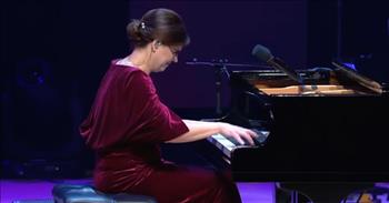 <p>Listen to this beautiful Christmas performance of &lsquo;Carol of the Bells&rsquo; by Kim Collingsworth.</p>

<p>In the video, Kim is performing her amazing arrangement of this classic Christmas song along with Bradley Knight conducting the Liberty University orchestra. The whole performance is so magical! Kim is playing on stage in front of the full orchestra with Christmas trees and lights around them adding to the festive atmosphere.</p>

<p>Kim is a phenomenal piano player, and it is amazing to watch her perform with so much energy and passion.</p>

<p>&ldquo;You are amazing! You never ever hit a wrong note!&rdquo; <a href="https://www.youtube.com/watch?v=3pHNO0DcQ3U">comments</a> one person on YouTube after watching the video. &ldquo;Hands guided by the Lord! Bless you Kim for your testimony and the Glory you give back to Jesus.&rdquo;</p>

<p>&ldquo;God gave Kim a talent like no other,&rdquo; another person <a href="https://www.youtube.com/watch?v=3pHNO0DcQ3U">writes</a> online. &ldquo;It's so very obvious that He gave her the talent, but she took it and practiced, developed, and most importantly, gives Him all the glory.&rdquo;</p>

<p>The song &lsquo;Carol of the Bells&rsquo; is a Christmas classic, but it did not start out as one. The popular song with a haunting four-note melody was originally a Ukrainian folk song written as a &ldquo;winter well-wishing song.&rdquo; It was written in 1916 by Ukrainian composer Mykola Leontovich and titled &ldquo;Shchedryk.&rdquo; The song tells the tale of a swallow flying into a household to proclaim the plentiful year that the family will have. The song's title is derived from the Ukrainian word &ldquo;shchedryj,&rdquo; which means &ldquo;bountiful.&rdquo;</p>

<p>We hope that you enjoyed watching this Christmas performance by Kim Collingsworth of &lsquo;Carol of the Bells&rsquo; today!</p>

<p><em><a href="https://www.godtube.com/bible/galatians/4">Galatians 4:4-5</a><br />
But when the fullness of time had come, God sent forth His Son, born of woman, born under the law, to redeem those who were under the law, so that we might receive adoption as sons.</em></p>
