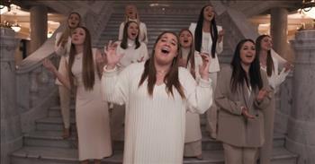 <p>Check out this beautiful performance by a choir dressed in all white of the beloved Christmas song &lsquo;Oh Holy Night.&rsquo;</p>

<p>&ldquo;O holy night, the stars are brightly shining, it is the night of our dear Savior's birth<br />
Long lay the world in sin and error pining, &lsquo;til He appeared and the soul felt its worth<br />
A thrill of hope, the weary world rejoices, for yonder breaks, a new and glorious morn<br />
Fall on your knees, O hear the angel voices, O night divine<br />
O night when Christ was born, O night divine, O night, O night divine&rdquo;</p>

<p>What a fantastic music video of &lsquo;Oh Holy Night&rsquo; from this talented a cappella group. The women singing in this video are from Noteworthy, one of BYU&rsquo;s top a cappella ensembles.</p>

<p>&ldquo;Wonderful arrangement!&rdquo; one person <a href="https://www.youtube.com/watch?v=HdTbfmJe1O8">writes</a> on YouTube after watching the video. &ldquo;The wooden angels, wardrobe, beautiful vocalists. Just about perfect. Thank you for your ministry of music.&rdquo;</p>

<p>&ldquo;This is my favorite Christmas song and this is, hands down, the very best rendition ever. You gals moved me very deeply. Bless you and your God given talent. Your parents must be extremely proud,&rdquo; <a href="https://www.youtube.com/watch?v=HdTbfmJe1O8">comments</a> another person online.</p>

<p>According to their YouTube <a href="https://www.youtube.com/@BYUNoteworthy/about">page</a>, Noteworthy is comprised of nine powerhouse female vocalists and have a varied repertoire including pop, rock, jazz, hip-hop, and spiritual genres &ndash; something for everyone! &ldquo;In 2007, Noteworthy was crowned champion of the prestigious International Championship of Collegiate A Cappella (ICCA), becoming only the 2nd all-female ensemble to win the competition in its near 35-year history. Noteworthy has since appeared on NBC&rsquo;s hit show The Sing-Off, released 7 albums, and become a YouTube sensation with over 70 million views and counting. Above all, Noteworthy strives to empower women &amp; young people to discover their own unique identities &amp; divine nature through the power of vocal music.&rdquo;</p>

<p>We hope that you enjoyed listening to Noteworthy&rsquo;s wonderful rendition of &lsquo;Oh Holy Night&rsquo; today!</p>
