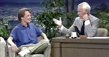 <p>You don&rsquo;t want to miss Michael J Fox&rsquo;s classic first appearance on the Tonight Show with Johnny Carson.&nbsp;</p>

<p>1985 was a big year for Michael. It was the year when he starred in the role of Marty McFly in the now-classic movie hit, &lsquo;Back To The Future.&rsquo; It was also the year when first appeared on the Tonight Show.&nbsp;</p>

<p>The commentary between Johnny and Michael is humorous as Johnny pokes fun at Michael&rsquo;s short height and how his short stature always seemed to work out for him. Because he was not overly tall, Michael <a href="https://www.youtube.com/watch?v=_sy9FjolsoI">said</a> he could star in roles for a 10-year-old even though he was 15 at the time.</p>

<p>Michael then shared how he couldn&rsquo;t find any work for a year, so he sold sections of his couch. We all remember the days when we first start off on our own and try to make ends meet while living on a meager budget.&nbsp;</p>

<p>Apparently, it was no different for Michael too! When he finally started making a decent amount of money, he shared how excited he was to buy his first house. He <a href="https://www.youtube.com/watch?v=_sy9FjolsoI">joked</a>, &ldquo;When I got it and moved in, I put a lawn chair in the middle of the empty living room and just said, &ldquo;&lsquo;Mine. Mine. Mine.&rsquo;&rdquo;&nbsp;&nbsp;</p>

<p>The rest of the conversation is fun banter as Michael shares his experiences in making the hit film, Back To The Future, as well as personal experiences like having a &lsquo;lady friend&rdquo; he claims he had been dating for a while!</p>

<p>Michael shares how it was a weird situation in the film when he went back in time and sat down to have dinner with the girl who would become his mother, unbeknownst to her. Laughing about how awkward it is having your &lsquo;mom&rsquo; make moves on you, Michael joked about how he managed to get himself into some comical real-life situations too.&nbsp;</p>

<p>We hope you enjoyed this look back on Michael J Fox&rsquo;s first appearance on the Johnny Carson show when he first became a big hit in the movie industry! Thank God for great actors like Michael, who have the ability to help us laugh.</p>
