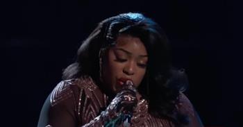 <p>Kim Cruse was on the 8th season of The Voice, and her coach was John Legend. He turned around within the first 15 seconds of her starting her first song.&nbsp;&nbsp;</p>

<p>She proceeded to make it all the way into the top 8, where she sang &lsquo;All by Myself&rsquo; as a last-chance performance. Although she didn&rsquo;t continue in the contest that night, she said she couldn&rsquo;t have been happier with her time on the show. She posted on Instagram, &ldquo;Prayerfully, my goal of inspiring little girls and women like me has been met. I can&rsquo;t wait to see what God does next&quot;&nbsp;</p>

<p>Kim was born in Texas and started singing at the age of 3. Her father is a Baptist pastor, so she grew up singing in church. She entered local talent shows and contests where she often won.&nbsp;</p>

<p>She was in choir throughout high school and won a scholarship for her singing. She won an online singing competition called the Race to the Blue and appeared on the Terrell Show. She also became a worship leader at her dad&rsquo;s church.</p>

<p>In this video, Kim is in a lovely sparkly fitted dress with the sleeves running all the way down her arms to her fingers. Upon hearing the first notes of the song, people know what song it is.&nbsp;</p>

<p>&lsquo;All By Myself&rsquo; was a hit back in 1975 when Eric Carmen wrote and recorded it, and has been covered by many other well-known artists such as Celine Dion and Hank Williams Jr.&nbsp;</p>

<p>Kim&rsquo;s cover of the song will give listeners goosebumps! She is only 5&rsquo;4&rdquo;, but she has a powerhouse of a voice. She has great control and makes the song her own.&nbsp; She hits some impressive notes, which the crowd obviously enjoys.&nbsp;</p>

<p>Kim stated on the show that she struggles with some insecurities, but her powerful voice and stage presence project nothing by confidence and personality. Even her coach, John Legend, is brought to his feet by her stunning performance.&nbsp;&nbsp;</p>

<p>Take a listen and be in awe of such a wonderful and awe-inspiring performance. We haven&rsquo;t seen the last of Kim Cruse.</p>
