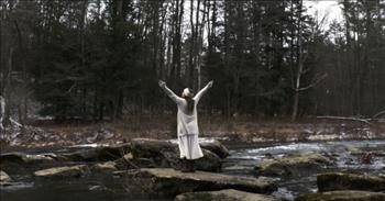 <p>Take 4 minutes and simply breathe in this stunning video entitled &ldquo;For God So Loved the World,&rdquo; by Taryn Harbridge. It will be time well spent!</p>

<p>Taryn Harbridge is a Christian musician and video creator, having taught herself to arrange, perform, film, and edit, along with all the other steps involved in bringing her affirming videos to viewers. Her primary instrument is the violin, but her primary purpose is to glorify God through her work and ministry. If you haven&rsquo;t heard of Taryn, learn a little bit more about this God-driven artist on her <a href="https://www.tarynharbridgemusic.com/about-1">website</a>.&nbsp;</p>

<p>For now, just watch as Taryn explains the truth of the gospel with carefully selected scripture.&nbsp;</p>

<p>The video is set in a serene forest. Snow gently falls, but there is already a light, white covering on the earth and trees. Everything is still. Verses from the book of Luke appear, telling the story of shepherds frightened by an angel. They learn that the angel brings news of great joy; a Savior has been born. Taryn, dressed in white warmth, appears in the frame looking upward as that message rests for a few moments.&nbsp;</p>

<p>We are shown a gently-flowing river within the forest, and passages from Isaiah point to the prophecy of the birth of Jesus and that He will be called &ldquo;Prince of Peace.&rdquo; Taryn spins around in delight. This is the physical reflection of the inexplicable happiness that He brought to His people.&nbsp;&nbsp;</p>

<p>At 2:00 minutes, there is a shift. The song changes, and an instrumental version of &ldquo;Jesus Loves Me&rdquo; begins. Scriptures from John remind us that God sent His Son to die so that we might be saved. Taryn stands on a high rock in the river bed and reaches upward, as if asking to receive His light and love. And, the final verse affirms that this is exactly what we must do to become children of God.&nbsp;</p>

<p>Taryn has created a stunning video, with splendid images and lovely music, that tells the truth of God&rsquo;s word in four short minutes. However, unlike those with quick glimpses and flashing images, her video forces us to pause and reflect on each frame.&nbsp;</p>

<p>Slowing down and being, listening, absorbing, and soaking in is hard! However, whether the season is winter or warm, taking time to do so while in worship or in prayer is important to do!&nbsp;</p>

<p><em>&ldquo;Yet to all who did receive him, to those who believed in his name, he gave the right to become children of God&mdash;&rdquo; <a href="https://www.godtube.com/bible/john/1-12">John 1:12</a></em></p>
