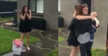 <p>Watch this woman&rsquo;s emotional reaction when her sister travels 26 hours to surprise her. If you were blessed with sisters like I was, you will love this magical moment. I was blessed with two sisters in the mix of five siblings. I learned at the age of five that when my mom brought my little sister home, I had a built-in best friend. Every night was a fun slumber party, except when she wet the bed.&nbsp;</p>

<p>As we grew older, we drifted apart as I did all the teenage things, and she watched from the sidelines. She often felt left out and did all the things little sisters did. She read my diary (and showed it to my mom). She raided my closet, took my favorite makeup, and hung like a monkey on any boy that I brought home. As for my youngest sister, she saw me more as a mother figure thanks to the 12-year age gap. No matter than fights, or differing ages, my sisters are the people God built into my life to be my cheerleaders and the person who holds all my secrets and knows me inside and out.&nbsp;</p>

<p>Now, if you&rsquo;re reading this&ndash;I&rsquo;m taking a wild guess that you read the title and couldn&rsquo;t help but click on the link because you know what it means to have a sister. You know she is your fierce warrior friend. I imagine life planted you in a different state, and sometimes phone calls, Facebook, and FaceTime can&rsquo;t possibly substitute for when you really need to see your sister in person.&nbsp;</p>

<p>If that&rsquo;s the case, you will melt and maybe get a little misty-eyed when you watch a woman travel more than 26 hours to surprise her sister. I don&rsquo;t know if the 26 hours is a drive across the country or a flight from California to New York that included layovers and delays. Maybe one sister lives in the states, and the other lives in Australia. Either way, this woman did a marathon to give her sister a hug in person. Her sister&rsquo;s reaction is genuine. She is so surprised and shocked that she shrieked loud enough to make her niece cry. But the moment they hug is endearing. I hope these two had a chance to stay up late, catch up on life, and share their fears, doubts, and dreams.&nbsp;</p>

<p>May this video be the inspiration to do something special for your own sister. She will be just as blessed as you.&nbsp;</p>

<p><em>Say to wisdom, &ldquo;You are my sister,&rdquo; and to insight, &ldquo;You are my relative&rdquo; <a href="https://www.godtube.com/bible/proverbs/7-4">Proverbs 7:4</a>.</em></p>
