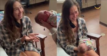 <p>A woman&rsquo;s emotional reaction to learning her best friend named baby after her will leave you stunned and blessed.&nbsp;</p>

<p>Friendship is God&rsquo;s way of creating a lifelong sister or brother. Friendship is one of the most beautiful bonds and blessings. We thank God for their support, their love, and their advice. Sometimes, we are so incredibly grateful there are hardly words to express how much they mean to us.&nbsp;</p>

<p>Morgan Shaw found a way to express how much Mireya meant to her. The moment was captured on camera. Mireya had arrived to visit her best friend, who had given birth to a beautiful baby girl. As Mireya sat down in a chair, she couldn&rsquo;t wait to hold Morgan&rsquo;s new bundle of joy. Then Morgan introduces her.&nbsp;</p>

<p>&ldquo;Meet Juniper Maeve Mireya Shaw,&rdquo; said Morgan as the camera is pointed at Mireya. At first, the words don&rsquo;t sink in, but a split second later, Mireya is stunned and bursts into tears.&nbsp;</p>

<p>&ldquo;What? What? No, you did not!&rdquo; <a href="https://www.youtube.com/shorts/AwUt5OByFY0">she</a> exclaimed in shock. Mireya took her namesake into her arms and shed tears of gratitude and joy. I would be in tears too! Other viewers who watched this precious moment that went viral added their opinions too.&nbsp;</p>

<p>&ldquo;To have or be a best friend that you love and trust so much your child is named in their honor is such a blessing,&rdquo; one viewer <a href="https://www.youtube.com/shorts/AwUt5OByFY0">commented</a>. Another viewer shared how much it meant to him that a friend named a child after him too. He <a href="https://www.youtube.com/shorts/AwUt5OByFY0">added</a>, I&rsquo;m a guy and had a friend named his son after me.&nbsp;</p>

<p>It was a wholesome feeling, not going to lie. He even said to me, even you yourself didn&#39;t realize how much you mean to everyone around you.&rdquo; Can you imagine the magnitude of those words? What a beautiful way to show how much your friend means to you.&nbsp;</p>

<p><em>&ldquo;By this we know love, that he laid down his life for us, and we ought to lay down our lives for the brothers,&rdquo; <a href="https://www.godtube.com/bible/1-john/3-16">1 John 3:16</a>.</em></p>
