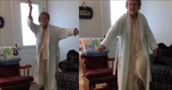 <p>Check out this amazing 87-year-old grandma who shows that she&rsquo;s still got it with her impressive baton-twirling skills.</p>

<p>Donna Smolinski from Ohio is a baton-twirling granny and a recent video that was shared of her online shows that her hand-eye coordination has not gone away in her old age. She is still a pro when it comes to twirling a baton!</p>

<p>&ldquo;She&rsquo;s still got it! Look at her go! Look at Grandma go!&rdquo; says the family member behind the camera, who is enjoying Donna&rsquo;s performance.</p>

<p>What a fun sight! Donna is gleefully twirling her baton with such skill in her living room while she is in her pajamas, a cozy robe, and house slippers. But her performance is so good. It&rsquo;s like she is in the middle of a stage performing for many people instead of just casually having a good time in her living room.</p>

<p>Her smile and laughter truly fill the room with joy as she twirls her baton all around. &ldquo;Now, I gotta rest,&rdquo; she says as she finishes her baton routine.</p>

<p>Donna&rsquo;s grandson, Aaron Walston, shared the video of his grandma online that proves that even after all these years, she&rsquo;s still got it! Donna was a majorette while she attended high school, and those moves are still with her after all this time.</p>

<p>May this be a reminder to us all that age is just a number. The things that brought us joy in our adolescence can still bring us that same joy, even in our old age. And sharing your skills and interests, like Donna is doing here with her family members, is a great way to spread joy to those around you!</p>

<p>God bless this baton-twirling granny and her sweet family, who cheers her on! And we hope that seeing her have a good time in this video was able to bring a smile to your face today.</p>
