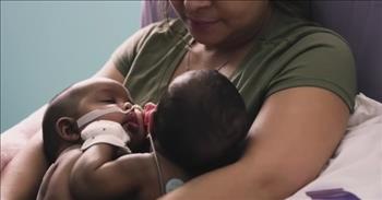 <p>The family of conjoined twins praises the lord after separation surgery. When James and Amanda Finley learned they needed to purchase double cribs, double car seats, and double the number of diapers, they were overjoyed. Already parents to two other children, they <a href="https://www.youtube.com/watch?v=iexu8aiqWiY">learned</a> God was asking them to trust in him on this incredible journey of faith. But they didn&rsquo;t know how God would use their little girls to inspire prayer all over the country.&nbsp;</p>

<p>When Amanda was about three months pregnant, she and James were stunned when they learned their twins were conjoined. Both Amanda and James were in tears on the way home from that pregnancy visit. They knew the odds of their daughters surviving didn&rsquo;t have great odds because these kinds of surgeries are rare. James <a href="https://www.youtube.com/watch?v=Eqyf2_L3IsY">said</a>, &ldquo;It was a scary journey because we didn&rsquo;t know what was going to happen.&rdquo;&nbsp;</p>

<p>The twins were joined from their chest to their belly button and shared a liver. Throughout their pregnancy and birth, friends, family, and complete strangers were praying thanks to Pastor T.D. Jakes. He is the pastor of the twin&rsquo;s grandmother who lifted her sweet grandbabies up in prayer believing God would provide a miracle!</p>

<p>Twins Amie-Lynn and Jamie-Lynn Finley were separated in an hours-long surgery. On January 23rd a nurse from the surgery team announced to the family, &ldquo;You have two babies on two separate beds.&rdquo; Their family erupted in cheers! Perhaps the biggest blessing for Amanda and James was the doctor&rsquo;s faith in the ultimate healer&rsquo;s hands of God. The <a href="https://www.youtube.com/watch?v=Eqyf2_L3IsY">video</a> of their medical team will make you misty-eyed as you witness their doctor praying over the girls too!</p>

<p>Pastor T.D. Jakes was all smiles when he heard the news. He had asked friends and family all over the country to pray. &ldquo;I&rsquo;m just so happy to see the good outcome that&rsquo;s come out of this,&rdquo; he <a href="https://www.youtube.com/watch?v=Eqyf2_L3IsY">said</a>. &ldquo;The doctors did an amazing job. I am just so inspired,&rdquo; he <a href="https://www.youtube.com/watch?v=Eqyf2_L3IsY">added</a>.&nbsp;</p>

<p>The girls are recovering from their surgery and I imagine they will have quite the testimony to share as they grow up and talk about their miraculous entrance into the world where fear was conquered through faith and trust. What may seem unbeatable in our eyes is beatable in God&rsquo;s hands.&nbsp;</p>

<p><em>For you created my inmost being; you knit me together in my mother&rsquo;s womb. I praise you because I am fearfully and wonderfully made; your works are wonderful, I know that full well,&rdquo; <a href="https://www.godtube.com/bible/psalms/139-13">Psalms 139:13-14</a>.&nbsp;</em></p>
