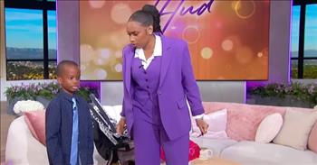 <p>Likely every parent or really anyone who has ever been around children knows they have a habit of saying anything at any given time. A request from one young man caught actress, singer and talk show Jennifer Hudson off guard.</p>

<p><a href="https://www.youtube.com/watch?v=sx8MWlvYO2k">On <em>the Jennifer Hudson Show</em></a>, the Oscar winner sat down with Jeremiah Fennell. Jeremiah is a young man with a passion for sports and broadcast journalism. He has gotten a bit of attention online after being spotted on sidelines interviewing athletes.&nbsp;</p>

<p>The driven young man goes into extraordinary detail about how he first got into sports reporting and his clear career path. Jeremiah is a very knowledgeable and impressive child who speaks with the authority and clarity of someone well beyond his age.&nbsp;</p>

<p>Jennifer and Jeremiah talked about his love for his parents, his tie collection and the Las Vegas Raiders. Jennifer surprises Jeremiah with a new tie and a package of various Raiders gifts.&nbsp;</p>

<p>Then, right before <a href="https://www.youtube.com/watch?v=sx8MWlvYO2k">the end of the segment</a>, Jeremiah surprises Jennifer with a request. He asks if they can sing a song together!&nbsp;</p>

<p>&ldquo;Hold up, before we go, I know I&rsquo;m a journalist, but can I step out of my lane a little bit?&rdquo; <a href="https://www.youtube.com/watch?v=sx8MWlvYO2k">Jeremiah asks</a>. &ldquo;Because I don&rsquo;t know if I&rsquo;m ever going to get this opportunity again. Can we sing a song together?&rdquo;</p>

<p>Both Jennifer and the audience love Jeremiah&rsquo;s surprise request!</p>

<p>Seconds later, Jeremiah and Jennifer sing a duet to &ldquo;Walk With Me, Lord.&rdquo;</p>

<p>Jeremiah and Jennifer sing the first few lines together then the young man hilariously directs the &ldquo;Dreamgirls&rdquo; star when to take over.</p>

<p>&ldquo;Your turn,&rdquo; <a href="https://www.youtube.com/watch?v=sx8MWlvYO2k">Jeremiah tells Jennifer</a>. She then gives an impromptu performance of the gospel song as the studio audience claps along.</p>

<p>It&rsquo;s clear that God has big things in store for Jeremiah! It will be fun to see what Jeremiah accomplishes in life.&nbsp;</p>

<p><em><a href="https://www.godtube.com/bible/3-john/1-4">3 John 1:4 </a>&ldquo;I have no greater joy than to hear that my children walk in truth.&rdquo;</em></p>

