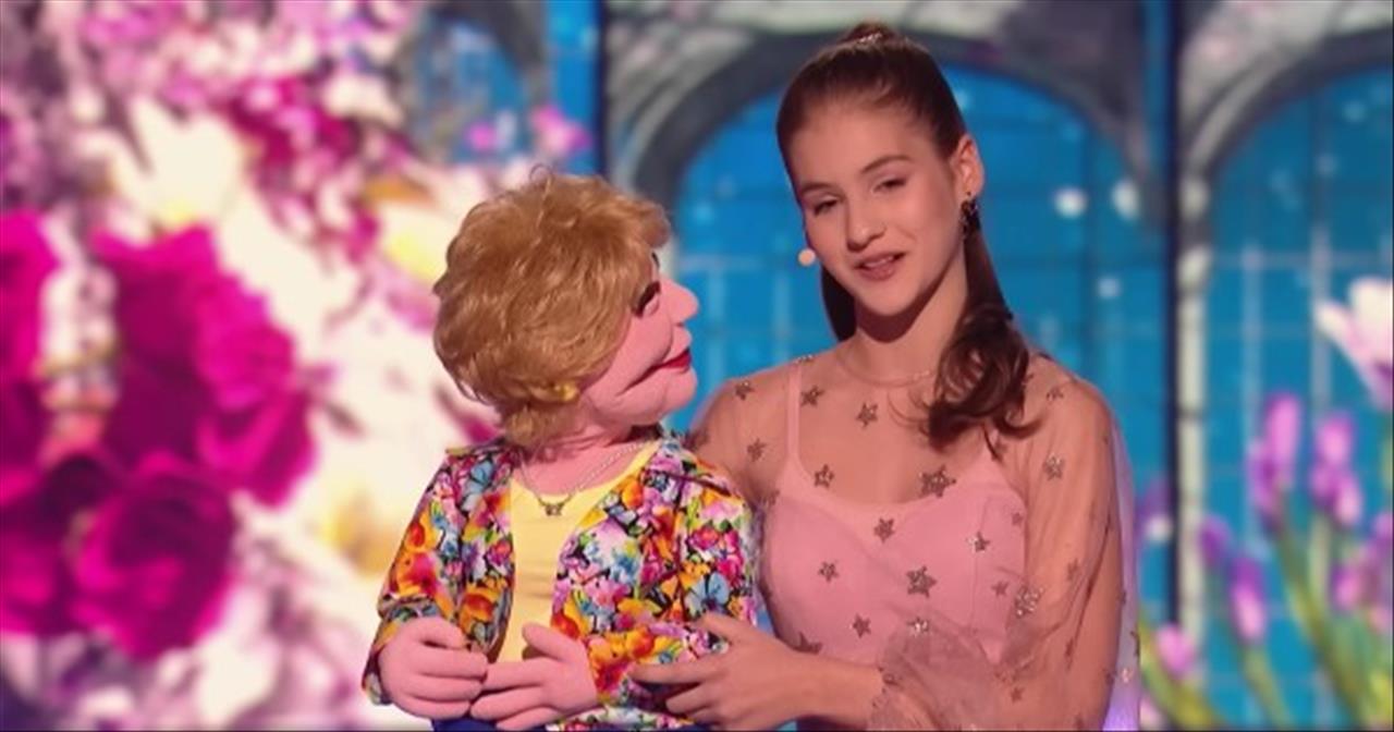 13-Year-Old Singing Ventriloquist Cracks the Judges Up On AGT