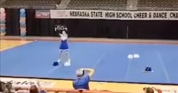 <p>Success in life requires a fair amount of commitment, dedication and perseverance. One high school student in the Midwest showed that she possesses all three of those personality traits.</p>

<p><a href="https://www.youtube.com/watch?v=uWzFVG3SExg">One video on social media</a> has been getting a lot of attention. The video, posted on YouTube, shows a young woman performing at the Nebraska State High School Cheer and Dance Championships. She has no teammates, performing and representing her school all by herself.</p>

<p>The lone young woman, Katrina Kohel, is heard yelling, can be seen holding up signs and jumping around during her routine. During her routine something truly beautiful happened!</p>

<p>The crowd came through for Katrina. Throughout her routine, the crowd cheers, claps wildly and responds loudly to Katrina whenever she asks them to shout out her school&rsquo;s letters. What an amazing sight of kindness and love.</p>

<p>The young woman certainly appreciated the support from the crowd.</p>

<p>&ldquo;I probably had the loudest crowd involvement there. Everybody was cheering with me, and it was an amazing feeling,&rdquo; she said, according to<a href="https://omaha.com/news/state-and-regional/nebraska-cheerleader-competes-by-herself-at-state-competition-but-crowd-doesnt-let-her-feel-alone/article_f7c24078-b218-11ed-9e35-bb254308c2f1.html"> the Omaha World-Herald</a>.</p>

<p>Katrina was the only person remaining on her school&rsquo;s cheer squad after her three other teammates quit. To make matters worse, the three other students quit just a week and a half before the competition, the <a href="https://omaha.com/news/state-and-regional/nebraska-cheerleader-competes-by-herself-at-state-competition-but-crowd-doesnt-let-her-feel-alone/article_f7c24078-b218-11ed-9e35-bb254308c2f1.html">Omaha World-Herald reports</a>.&nbsp;</p>

<p>Instead of giving up and throwing in the towel, Katrina decided to keep going. The senior said she wanted to perform in the competition, even if that meant doing it by herself, the outlet reports.&nbsp;</p>

<p>So, with little time left before the state competition, Katrina and her coach reworked the routine to make it work solo.</p>

<p>This video is a wonderful example of kindness and love, people supporting the efforts of one young woman who refused to quit when it would have been much easier to do so.&nbsp;</p>

<p><em><a href="https://www.godtube.com/bible/colossians/3-12">Colossians 3:12 </a>&ldquo;Put on therefore, as God&rsquo;s chosen ones, holy and beloved, a heart of compassion, kindness, lowliness, humility, and perseverance.&rdquo;</em></p>

