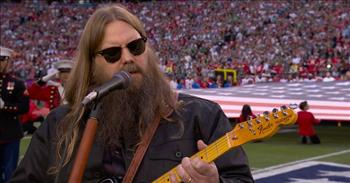 <p>Following 2023&rsquo;s Superbowl, few had anything but love for Chris Stapleton&rsquo;s powerful performance of the &ldquo;<a href="https://en.wikipedia.org/wiki/The_Star-Spangled_Banner">The Star Spangled Banner</a>.&rdquo;&nbsp;</p>

<p>Worth watching a few times, <a href="https://www.biography.com/musicians/chris-stapleton">the singer-songwriter</a> wrote several hit songs for country, rock, and pop artists before beginning his career as a performer and earning three awards at the 2015 CMA Awards, including New Artist of the Year. Chris Stapleton has continued to earn awards and, most recently, high praise for his moving rendition of our national anthem!</p>

<p>Everything about the Super Bowl is debated! The calls by officials, the performance of individual players, the cleverness of high-dollar advertisements, the flash of the half-time show, and the beauty of the singing of &ldquo;The Star-Spangled Banner&rdquo;&mdash;they are discussed and dissected well after the victory has been won. Super Bowl 57 is no exception, but most agree that this year&rsquo;s opening anthem was something special!</p>

<p>Watch the coaches and players as they listen to the words Chris sings. We can&rsquo;t see the singer&rsquo;s eyes behind his dark glasses, but we can certainly see others&rsquo;. <a href="https://hollywoodlife.com/2023/02/12/nick-sirianni-cries-national-anthem-super-bowl-2023-video/">Philadelphia Eagles Coach Nick Sirianni</a> is the first face we see after the song begins. It&rsquo;s impossible to know what thoughts are running through his mind in those moments, but his tears as the song progresses certainly indicate that a sense of deep appreciation must be one!</p>

<p>As Mr. Stapleton sings, the video shows the <a href="https://en.wikipedia.org/wiki/USS_Carl_Vinson">USS <em>Carl Vinson</em> (CVN-70)</a>, surrounded by hundreds of military men and women, at NAS North Island in San Diego. Dozens of red-clad, young people hold our flag taut and face-up from the field so that it can be fully viewed.&nbsp;</p>

<p>A sign language interpreter translates the words, which makes the song nearly as beautiful to watch as to hear. And several other players are shown, including Jason Kelce and Patrick Mahomes. Some mouth the words; others close their eyes in silent prayer.&nbsp;</p>

<p>Chris Stapleton&rsquo;s performance feels pure without a lot of fancy, showy tricks that often detract from the beauty of the lyrics. He has a bluesy voice, typically <a href="https://www.sportingnews.com/us/nfl/news/super-bowl-national-anthem-prop-bets-2023-chris-stapleton-over-under-length-odds-more/drzdqfdde85iwd2k2zptwhpd#:~:text=Super%20Bowl%20National%20Anthem%3A%20Performers%2C%20Lengths%2C%20and%20Over%2FUnder,%20%20Under%20%2051%20more%20rows%20">singing slow songs slower</a> than one might expect. But that seems wholly appropriate here. After all, if the half-time show gets around 20 minutes, our national anthem should get 2! And, in case you haven&rsquo;t heard, there is a <a href="https://ftw.usatoday.com/2023/02/chris-stapleton-national-anthem-hit-under">whole wagering science</a> behind the length of the singing of the national anthem. Who knew?</p>

<p>At 1:57, Chris lands the note and the word &ldquo;brave,&rdquo; and we see fireworks and female fighter pilots in the sky. It is a beautiful song done well! Many people who don&rsquo;t love football watch the Super Bowl, and it might have at least a little to do with national pride, appreciation of God&rsquo;s blessings, and a feeling of shared patriotism. Chris Stapleton seemed to have communicated that with his gift to the game!&nbsp;</p>

<p><em>&ldquo;rooted and built up in him, strengthened in the faith as you were taught, and overflowing with thankfulness.&rdquo; <a href="https://www.godtube.com/bible/colossians/2-7">Colossians 2:7</a></em></p>
