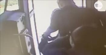 <p>One bus driver&rsquo;s quick thinking saved one of her students from walking out into an oncoming vehicle.</p>

<p>That heroic bus driver is April Wise, and she is from New Carlisle, Ohio. In the video, you can see April checking her mirrors and paying close attention to her surroundings as she is transporting the students. And her attentiveness saved one of her student&rsquo;s life when an oncoming car failed to stop when she stopped her bus.</p>

<p>&ldquo;Woah! Wait! Wait!&rdquo; April shouts as she grabs the kid&rsquo;s backpack to hold him on the bus. Very shortly after, a car drives right where the kid was about to walk</p>

<p>That student was a seventh grader, and April knew that he was a quick one when it came to getting off the bus, which is why she had to jump right into action when she saw danger approaching.</p>

<p>&ldquo;He is one of my quickest students to get on and off the bus. He is super quick,&rdquo; April Wise <a href="https://www.wsaz.com/2023/02/28/watch-school-bus-driver-saves-student-getting-hit-by-car/">said</a>. &ldquo;The only thing that went through my brain was to keep him from getting off the bus.&rdquo;</p>

<p>And the seventh grader&rsquo;s family is so grateful for the quick-thinking actions of their son&rsquo;s bus driver.</p>

<p>&ldquo;For what she did that day, we definitely appreciate it,&rdquo; <a href="https://www.wsaz.com/2023/02/28/watch-school-bus-driver-saves-student-getting-hit-by-car/">said</a> the boy&rsquo;s father.</p>

<p>April&rsquo;s heroic actions earned her high praise and even a reward. And the video of her save will also be used as an example during training for other bus drivers to show how to safely care for students who ride the bus.</p>

<p>&ldquo;This goes far beyond what I imagined to happen, so I am very emotional,&rdquo; April <a href="https://www.wsaz.com/2023/02/28/watch-school-bus-driver-saves-student-getting-hit-by-car/">said</a>. &ldquo;I don&rsquo;t deserve it, but I&rsquo;m glad it&rsquo;s bringing awareness and stuff. Hopefully, more people will take it into consideration.&rdquo;</p>

<p>Way to go, April! And may this be a reminder to all to stop your vehicle when you see a school bus stop in the road to let students off.</p>
