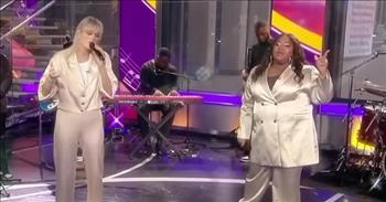 <p>Music is a terrific way to share the message and love of Jesus Christ, which is precisely what two popular Christian artists did during a national television appearance.&nbsp;</p>

<p><a href="https://www.youtube.com/watch?v=2vTbmyeXznU">Musicians Taya and Naomi Raine </a>were recently on Fox &amp; Friends. As part of the program&rsquo;s &ldquo;Faith &amp; Friends Concert Series,&rdquo; the two young women <a href="https://www.youtube.com/watch?v=2vTbmyeXznU">performed &ldquo;Oceans&rdquo; and &ldquo;Jireh.&rdquo;</a> But instead of singing the two songs separately, the musicians provided audiences at home with a creative mashup of the two beloved songs.&nbsp;</p>

<p>Unless someone is intimately familiar with the lyrics of &ldquo;Oceans&rdquo; and &ldquo;Jireh,&rdquo; you would have never guessed that two different songs were sung. The two talented vocalists and the musicians backing them up seamlessly intertwined the songs. And it was beautiful!</p>

<p>Taya and Naomi gave a touching and moving performance, singing about the wonders and the love of Jesus Christ.&nbsp;</p>

<p>Before their performance on Fox News Channel&rsquo;s morning show, the two artists mentioned they will be hitting the road together for their &ldquo;It&rsquo;s Time&rdquo; tour, which will stop at cities across the country. Their tour kicks off on April 26 in Bradenton, Florida.</p>

<p>Additionally, Taya told the show's hosts what she hopes to accomplish with the tour as she and Naomi perform songs of praise and worship.</p>

<p>&ldquo;I mean, the main thing is that they would have an encounter with Jesus,&rdquo; Taya said. &ldquo;I mean, both our lives have been changed when we&rsquo;ve had moments, at similar worship nights, where other people have been leading and we&rsquo;ve just been completely transformed. We, you know, we got to hear the voice of the Lord and even direction for our lives.&rdquo;</p>

<p>Taya also added that she and Naomi are praying earnestly that those who attend their shows will experience Christ in a real way.</p>

<p>Both women appear to have a genuine love for Christ as they aim to minister and spread His message to others through their music!&nbsp;</p>

<p><em><a href="https://www.godtube.com/bible/matthew/5-16">Matthew 5:16</a> &ldquo;Let your light so shine before men, that they may see your good works, and glorify your Father which is in heaven.&rdquo;</em></p>
