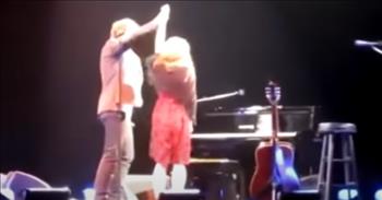 <p>Most can only dream of sharing the stage with their favorite musician, but for one young woman that dream became a reality.</p>

<p>In <a href="https://www.youtube.com/watch?v=oeemqIgfpzs">a video posted to YouTube</a>, Josh Groban, during a concert in Green Bay, Wisconsin brought one fan on stage to sing with him. The clip starts with Josh reading from a piece of paper in his hand, calling out the woman&rsquo;s name and seat number.&nbsp;</p>

<p>After discovering that 14-year-old Anastasia is right in the front row, the &ldquo;You Raise Me Up&rdquo; continues reading from the paper. In the note, the young woman admits that she loves opera and would like to sing a duet with him.&nbsp;</p>

<p>The singer then leaves the stage and walks on down, greeting her at her seat. After confirming that the woman would, in fact, like to sing with him, Josh takes her by the hand to a stage in the center of the arena.&nbsp;</p>

<p>The teenager mentions that she would like to sing one of Josh&rsquo;s hit songs, &ldquo;To Where You Are.&rdquo; Seconds later, Anastasia is singing a duet with the one and only Josh Groban!</p>

<p>She kicks off the song and sounds amazing!&nbsp;</p>

<p>Near the 3:15-minute mark of the clip, Anastasia turns things up a notch. She shows off her impressive range, hitting high notes that soon has the entire audience cheering and clapping!</p>

<p>At the conclusion of her performance, the audience lets the young woman know how much they appreciated her. Everyone is again applauding. Even Josh was left thoroughly impressed by the teenager.</p>

<p>&ldquo;Very surprising and spectacular,&rdquo; he said. &ldquo;You&rsquo;re gonna get high fives all night, Anastasia.&rdquo;&nbsp;</p>

<p>What a special occasion for that teenager! Josh, with kindness and taking a little time, gave that young woman a moment that she will not forget for the rest of her life!&nbsp;</p>

<p><em><a href="https://www.godtube.com/bible/galatians/6-10">Galatians 6:10</a> &ldquo;So then, as we have the chance, let us do good to all men, and especially to those who are of the family of faith.&rdquo;</em></p>
