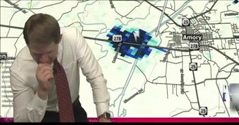 <p>A television station&rsquo;s meteorologists asked for the Lord&rsquo;s protection live on air during the threat of severe weather to a nearby community.</p>

<p>Weather and weather patterns are sometimes unpredictable and can change with little or no notice. Those weather conditions can also turn severe, putting the safety of people and animals in question. Storms can bring about destruction, taking down or damaging homes, schools and businesses.&nbsp;</p>

<p>During severe weather, taking the correct precautions can be crucial. However, even with all the prior planning, it never hurts to ask for the Lord&rsquo;s protection and help. That&rsquo;s what one television station&rsquo;s meteorologist did during severe weather coverage.</p>

<p>Matt Laubhan, WTVA&rsquo;s chief meteorologist, was updating viewers about the threat of a tornado in their area. While standing in front of a screen covered in bright green and red, Matt informs people in Amory, Mississippi they should seek shelter immediately.</p>

<p>Matt is obviously exasperated and overwhelmed by the impending weather. Several times he sighs heavily, &ldquo;Oh, man.&rdquo;</p>

<p>At one point, he leans over on his desk and prays.&nbsp;</p>

<p>&ldquo;Dear Jesus, please help them, amen,&rdquo; Matt prays.</p>

<p>His short and sweet prayer doesn&rsquo;t cause him to miss a beat. He goes on to provide viewers with updates and information about the route of the impending severe weather.&nbsp;</p>

<p>Matt&rsquo;s public prayer was an excellent reminder to call upon the name of the Lord in good times and in bad. Many people commented on the clip of Matt&rsquo;s prayer that they appreciated his move.</p>

<p>&ldquo;It is so wonderful that this man sees his job as more than just a job. Lord, bless this man and his family,&rdquo; one person posted.</p>

<p>&ldquo;God bless this man and his family for his concern and prayers for others! Much respect, sir,&rdquo; a second person added.</p>

<p>&ldquo;What an absolutely amazing and humble meteorologist. More humans need to be like him,&rdquo; someone else wrote.&nbsp;</p>

<p><em><a href="https://www.godtube.com/bible/proverbs/18-10">Proverbs 18:10 </a>&ldquo;The name of the Lord is a strong tower: the righteous runs into it, and is safe.&rdquo;</em></p>

