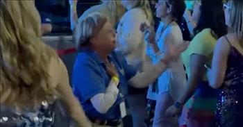 <p>Most people, including security guards, can&rsquo;t help but bust a move and sing along whenever a Taylor Swift tune is played.</p>

<p>Taylor Swift is one of, if not the biggest, name in all entertainment. The young woman produces one catchy, chart-topping hit after another, consistently sells a ton of albums and she sells out entire stadiums. A ticket to her recently announced tour has been a highly coveted and hard-to-come-across item for months.</p>

<p>The &ldquo;Shake It Off&rdquo; singer&rsquo;s tour has now gotten underway. She kicked things off by playing two shows in Arizona over the weekend. One video posted on <a href="https://www.youtube.com/watch?v=1KwAjep7Rr8">YouTube shows</a> people having a ton of fun during the second night of the tour in Glendale, Arizona.&nbsp;</p>

<p>In the video, people sing and dance along as Taylor performs &ldquo;Blank Space,&rdquo; just one of the many hits in her music catalog. However, as the video shows, concert attendees weren&rsquo;t the only ones enjoying themselves.</p>

<p>An elderly woman working security during the show strutted her stuff, having as much or maybe even more fun than the people around her. She twists, turns and moves back and forth in the aisle.&nbsp;</p>

<p>What a picture-perfect example of unbridled joy and happiness!</p>

<p>The woman, who is obviously a massive fan of Taylor Swift&rsquo;s music, also sings along to the popular track.</p>

<p>A fellow security guard, who can be seen at different times in the background of the video, seems amused by his colleague&#39;s joyful antics. He has a big smirk on his face.</p>

<p>Near the end of the video, some of the concert attendees seem to notice the dancing security as they point in her direction with big smiles on their faces.&nbsp;</p>

<p>The world would be a much better place if we could all go to work and have as much fun as that female security guard!</p>

<p><em><a href="https://www.godtube.com/bible/jeremiah/31-13">Jeremiah 31:13</a> &ldquo;Then shall the virgin rejoice in the dance, both young men and old together: for I will turn their mourning into joy, and will comfort them, and make them rejoice from their sorrow.&rdquo;</em></p>
