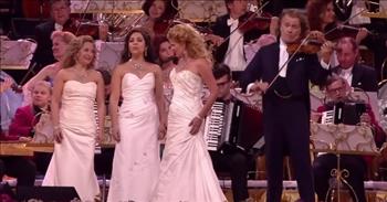 <p>Three women put their stunning voices on full display during a terrific performance of a beloved song from the 1980s.</p>

<p>Music is a very powerful medium in which to impart messages, ideas and feelings. Through its notes, chords, beats, music can cause listeners and performers to experience a whole host of emotions.&nbsp;</p>

<p>A <a href="https://www.youtube.com/watch?v=IRY2tAlvtZ0">clip posted on YouTube</a> shows three women entering the stage, all wearing very similar, yet beautiful white dresses, as an orchestra plays the opening notes to Leonard Cohen&rsquo;s &ldquo;Hallelujah.&rdquo; Moments after arriving on stage, the three women &ndash; Carmen Monarcha, Carla Maffioletti and Mirusia Louwerse &ndash; begin belting out the lyrics to the song, according to the video&rsquo;s description.&nbsp;</p>

<p>The three women sound outstanding as they sing to the massive crowd, who thoroughly enjoy the magnificent sounds coming from the stage. There are a few instances throughout the clip in which audience members are caught singing along, swaying and even dancing to the sweet music.&nbsp;</p>

<p>The song's lyrics, released in 1984, mention and allude to several central figures from the Bible. The song&rsquo;s opening verse references David, a lowly shepherd who would go on to become king of Israel. &ldquo;David played, and it pleased the Lord.&rdquo;</p>

<p>In the opening lines of the second verse, the lyrics also reference the passages in 2 Samuel 11, when David spotted Bathsheba bathing one evening.&nbsp;</p>

<p>&ldquo;You saw her bathing on the roof<br />
Her beauty and the moonlight overthrew her&rdquo;</p>

<p>A few lines later and the lyrics hint at Samson and Delilah, specifically when she cut his hair in the Old Testament book of Judges.</p>

<p>&ldquo;She tied you to a kitchen chair<br />
She broke your throne, and cut your hair&rdquo;</p>

<p>Everyone on stage and all the people who make up the enormous audience are enjoying the show-stopping and dazzling performance of the song.&nbsp;</p>

<p><em><a href="https://www.godtube.com/bible/psalms/135-3">Psalm 135:3</a> &ldquo;Praise the Lord; for the Lord is good: sing praises to his name; for it is pleasant.&rdquo;</em></p>
