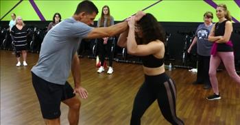 <p>One brave woman is helping others learn self-defense after surviving a very frightening gym attack.</p>

<p>Twenty-four-year-old Nashali Alma lives in Tampa, Florida. Recently, she was working out at the gym in her apartment complex when a fellow tenant in the building came into the space and attacked her. As the man was trying to grab Nashali and chase her around the gym, she put up a fight and got away. And the scary incident was caught on the security camera.</p>

<p>Now, Nashali has teamed up with Youfit Gyms and instructor Jason Bleistein to help teach self-defense classes to other women. And Nashali also shared about her terrifying attack to show others how she was able to get away.</p>

<p>&ldquo;He kept coming toward me, so we ended up here around the bench, where he was on the other side here, and we were going back and forth. I was trying to create some space,&rdquo; said Nashali.</p>

<p>&ldquo;When she ran, she put a bench between her and the attacker and used obstacles, which we teach all the time,&rdquo; added instructor Jason Bleistein. &ldquo;She was making it very clear, &lsquo;Get off of me!&rsquo;&rdquo;</p>

<p>Then Nashali talked about the part of the attack that was not caught on the security camera. &ldquo;He tries to put me in a chokehold, and I wiggle out of that, and I was able to elbow him in the face, and I grabbed his beard hairs. I see that he&rsquo;s hurt, so that&rsquo;s when I was able to get up, and I just ran out the door.&rdquo;</p>

<p>&ldquo;I wasn&rsquo;t fearful,&rdquo; she continued. &ldquo;It was more like, &lsquo;I won&rsquo;t let this man touch me.&rsquo; It was just all instinct to react to it, fight back, be vocal, fight!&rdquo;</p>

<p>Way to never give up, Nashali! And how wonderful it is that she is now teaching these helpful skills to other women.</p>

<p>&ldquo;When you&rsquo;re in these situations, you know, a lot of people freeze,&rdquo; Nashali said. &ldquo;But if you take these classes, you get to gain the confidence and the empowerment to fight back.&rdquo;</p>
