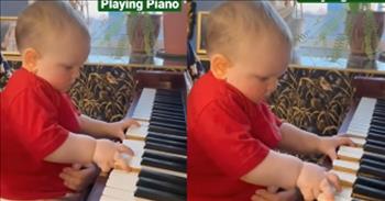 17-Month-Old Baby Playing the Piano Might Be The Future Mozart