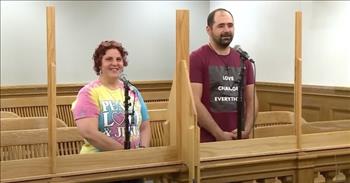 <p>One man and woman on a special mission stopped and shared their touching message with a benevolent and caring judge.</p>

<p>The world can be a sad, cruel and dangerous place. People can be unbelievably mean to one another. But then there are times when people can and will surprise with their kindness and love, seeking nothing in return. Judge Frank Caprio, on Caught in Providence, encountered two kind-hearted people in his courtroom.</p>

<p>A man and a woman appeared before Judge Caprio, not because of a ticket or a fine they received, but to share their message of peace and love with him.&nbsp;</p>

<p>A man, originally from Iraq, and a woman, born in Israel, who are now American citizens, stepped up to the microphone and talked about their reason for appearing in the courtroom. The woman began by mentioning how grateful they are to live in the United States and for the freedoms the country allows them.&nbsp;</p>

<p>&ldquo;We love this country and the freedom I have today, I would never in my country,&rdquo; <a href="https://www.youtube.com/watch?v=h4EBSYqLl4Q">she said</a>. &ldquo;I won&rsquo;t be able to pray to God and talk to God like I pray to God and talk to God if I didn&rsquo;t have the chance to come to America and make a life for myself in America.&rdquo;</p>

<p>She added that because of the freedoms they both enjoy in the United States, they feel compelled to help others.</p>

<p>&ldquo;And because we want to pay it forward, we love this country so much and what this country gave to us, that we just go around and visit the state, because we are now Americans and we part of this nation, too. And we pray, everywhere we go, we pray for the homeless. We feed the homeless. We pray for people. And we tell people we love this country because it gave us so much. We want to give back,&rdquo; <a href="https://www.youtube.com/watch?v=h4EBSYqLl4Q">she said</a>.</p>

<p>She added that they visit sites where devastating and horrific tragedies have happened and pray for the people impacted by those incidents.&nbsp;&nbsp;</p>

<p>The couple&#39;s mission and message touched Judge Caprio. Before the clip ends, he had one request for the couple.</p>

<p>&ldquo;I would ask, at some point after you leave, if you would remember us in your prayers,&rdquo; <a href="https://www.youtube.com/watch?v=h4EBSYqLl4Q">he said</a>. &ldquo;I would really appreciate that, and I promise, we will pray for you as well.&rdquo;</p>

<p><em><a href="https://www.godtube.com/bible/2-corinthians/13-11">2 Corinthians 13:11</a> &ldquo;Finally, brothers, farewell. Be perfect, be of good comfort, be of one mind, living in peace; and the God of love and peace shall be with you.&rdquo;</em></p>
