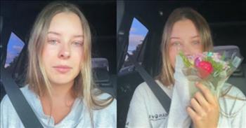 <p>Take a listen to this struggling young woman&rsquo;s story about a Trader Joe&rsquo;s cashier who made her day, surprising her with a bouquet of flowers just when she needed it most!</p>

<p>It may sound like an advertisement for Trader Joe&rsquo;s, but Danielle Blakey&rsquo;s TikTok video is perhaps an advertisement for kindness, thoughtfulness, and attentiveness. Those are three traits demonstrated by the employee who rang out Danielle on a recent bad day.</p>

<p>Danielle explains that she&rsquo;s had a couple of really hard days, and she&rsquo;d stopped into the store to pick up a few groceries, her cupboards and refrigerator bare. As she recounts the story, Danielle&rsquo;s eyes are wet with tears, and her face is red. She shares that while she usually does a good job of hiding her emotions, she wasn&rsquo;t that day. Although she wasn&rsquo;t crying at the register, she was visibly down and sad, and the cashier noticed it.</p>

<p>The video includes a couple of subtitles. In the second, Danielle describes herself as &ldquo;a pleaser,&rdquo; so we understand when she says that she felt bad for not being friendly and responsive to the gentleman in the lane. While he&rsquo;d tried to make conversation, she just wasn&rsquo;t in a state of mind to do so.</p>

<p>As the transaction neared completion, Danielle grabbed her credit card to pay. The cashier excused himself for a moment, but the young woman didn&rsquo;t think much about it. When he returned, though, the cashier brought Danielle a lovely bouquet of spring flowers&mdash;a bunch of purple and pink kindness!</p>

<p>Danielle reports that she completely broke down. Overwhelmed by the caring gesture, Danielle sobbed and bawled and is praising Trader Joe&rsquo;s and its employees. She didn&rsquo;t get the name of the kind mister that gave her the flowers, but she extended an emotional word of thanks via TikTok to the cashier that served her at Trader Joe&rsquo;s Dallas-Greenville location.&nbsp;&nbsp;</p>

<p>Some viewer comments indicate that Trader Joe&rsquo;s intentionally fosters a culture of kindness, empowering and encouraging their employees to attend to customer needs beyond the expected. Whether this particular individual was trained well or raised well, we don&rsquo;t know. However, Danielle, who <a href="https://www.tiktok.com/@dabaaaabyyy?referer_url=www.sunnyskyz.com%2Fhappy-videos%2F12359%2FWoman-Starts-Bawling-In-Trader-Joe-039-s-After-Act-Of-Kindness&amp;refer=embed&amp;embed_source=71112494%2C121331973%2C120811592%2C120810756%3Bnull%3Bembed_masking&amp;referer_video_id=7220575378308418858">normally posts</a> about dating and relationships, may consider advising her followers to be looking out for a Trader Joe&rsquo;s type of partner!</p>

<p><em>&ldquo;Therefore, as God&rsquo;s chosen people, holy and dearly loved, clothe yourselves with compassion, kindness, humility, gentleness, and patience.&rdquo; <a href="https://www.godtube.com/bible/colossians/3-12">Colossians 3:12</a></em></p>

