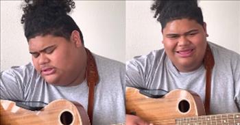<p>Iam Tongi, an <em>American Idol</em> contestant, continues to impress and does so this time with a song about the peace and tranquility found in Jesus Christ.</p>

<p><em>American Idol</em> is rapidly headed toward its inevitable conclusion, where a new winner of the popular singing competition show will be crowned. Only a few musicians remain, slimmed down from the hundreds on the program only weeks ago.</p>

<p>One of those contestants that remains on the show, Iam, has captured the hearts and votes of many. His heartfelt and moving performances and his knack for song selection have made him a favorite. However, even before singing a note in front of Lionel Richie, Katy Perry or Luke Bryan, Iam displayed his musical talents for the entire world.</p>

<p>In a <a href="https://www.youtube.com/watch?v=i1yWm_HktiU">video posted to YouTube</a> in April 2022, the young man from Hawaii covers &ldquo;There is Peace in Christ.&rdquo; While strumming along on a guitar, Iam beautifully sings about the hope, strength and peace available in Christ Jesus.&nbsp;</p>

<p>Christ is our anchor in a time of uncertainty and upheaval. He is the one to lean upon for guidance, strength and hope. He will never leave or forsake us in our time of need.&nbsp;</p>

<p>As you might expect, Iam&rsquo;s rendition of the popular Christian song is just as heartfelt, touching and moving as his performances on <em>American Idol</em>.&nbsp;</p>

<p>It is likely that Iam&rsquo;s performance of the track was done with a heavy heart. The video&rsquo;s description reads, &ldquo;RIP Aunty Neta. We are gonna to miss you with your strong faith.&rdquo;&nbsp;</p>

<p>The young man shows once again that he has been blessed with an abundance of musical talent. His terrific, melodic voice can sing nearly any genre of music. Iam is a star and may likely be the eventual winner of <em>American Idol</em>.&nbsp;</p>

<p><em><a href="https://www.godtube.com/bible/john/14-27">John 14:27</a> &ldquo;Peace I leave with you, my peace I give to you: not as the world gives, give I to you. Let not your heart be troubled, neither let it be afraid.&rdquo;</em></p>
